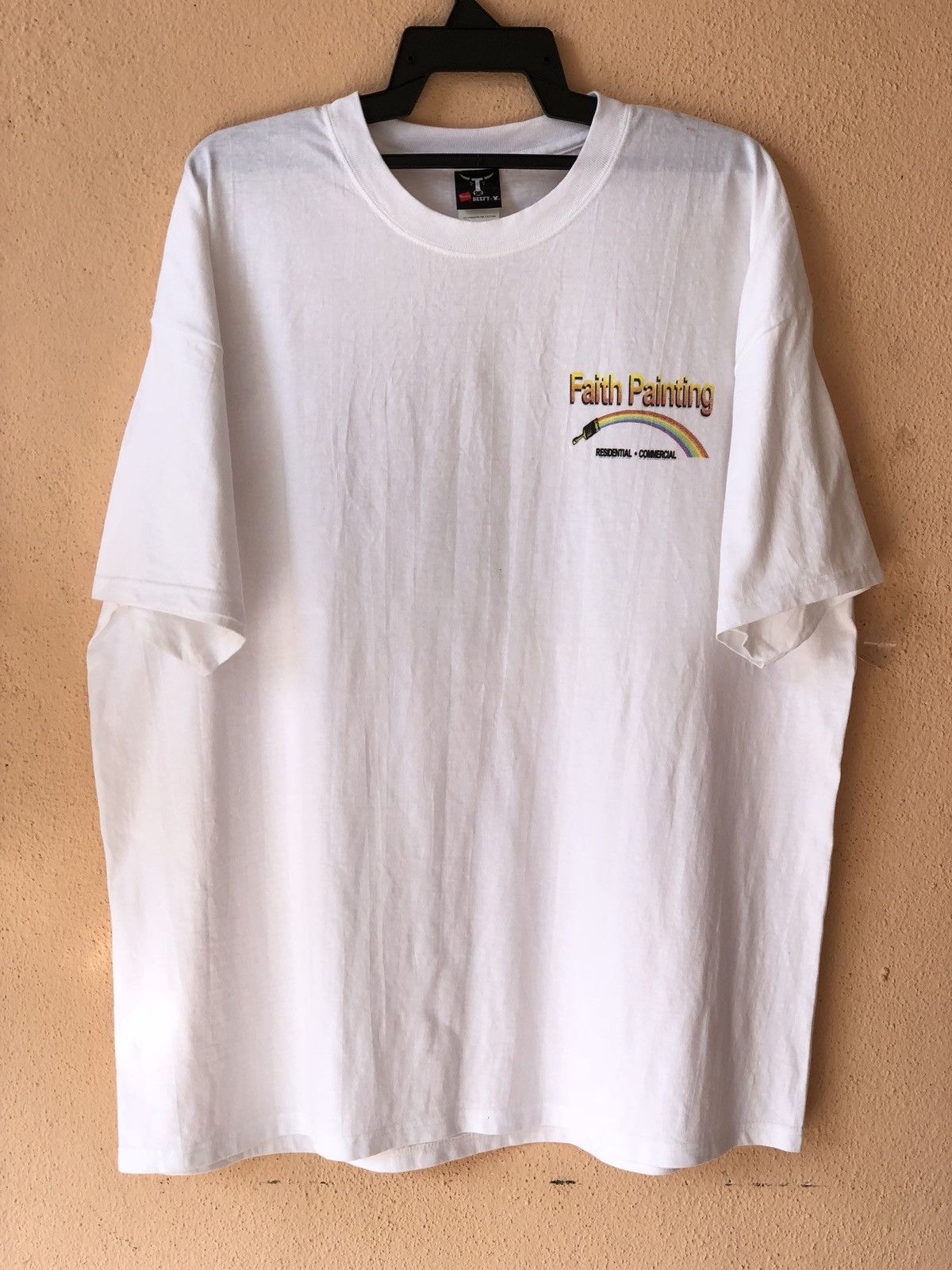 Vintage Vintage Faith Painting Advertising Art Tee Size US XXL / EU 58 / 5 - 3 Thumbnail