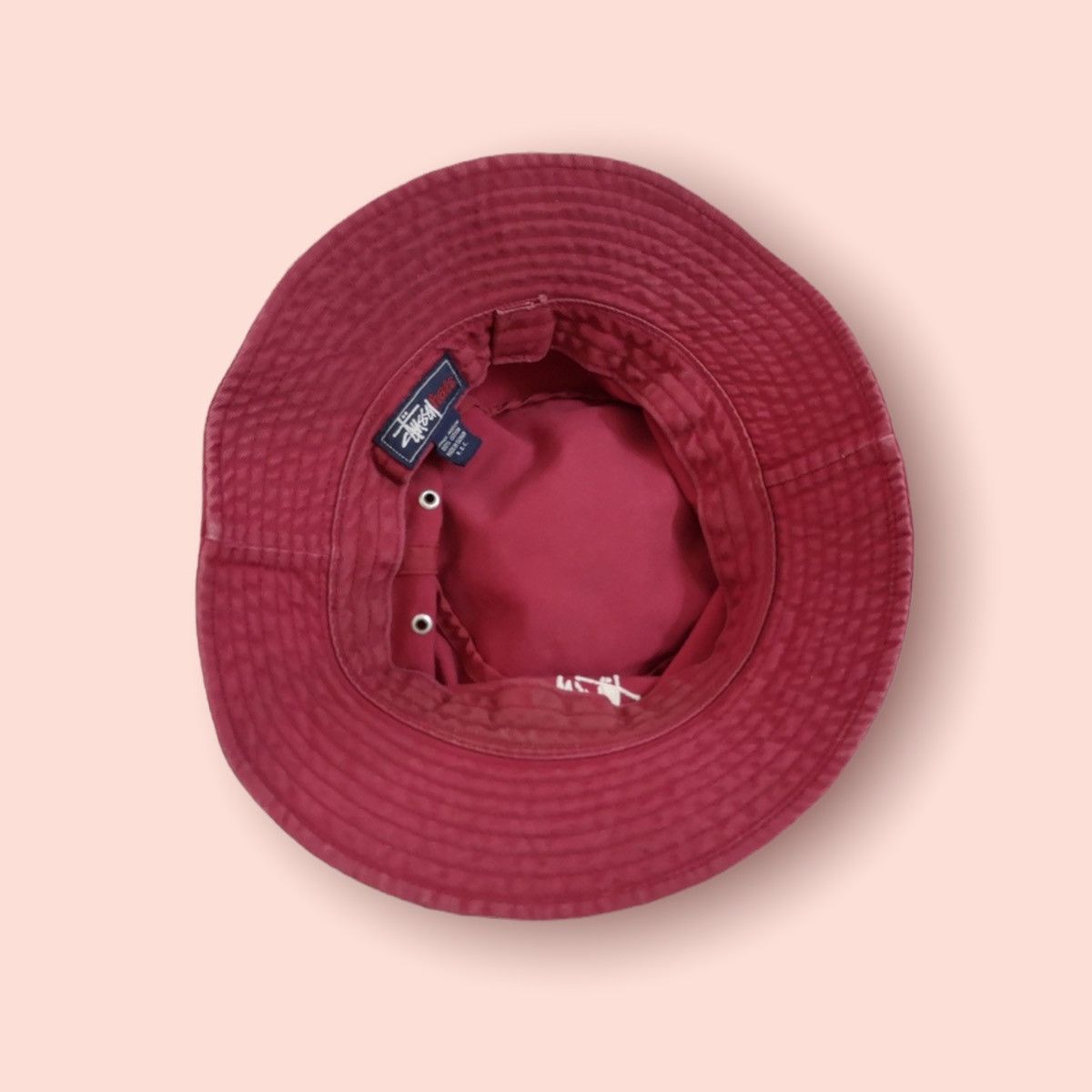Stussy × Vintage VINTAGE STUSSY COTTON BUCKET HAT Size ONE SIZE - 9 Thumbnail