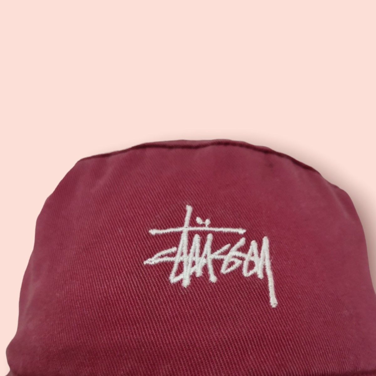 Stussy × Vintage VINTAGE STUSSY COTTON BUCKET HAT Size ONE SIZE - 2 Thumbnail