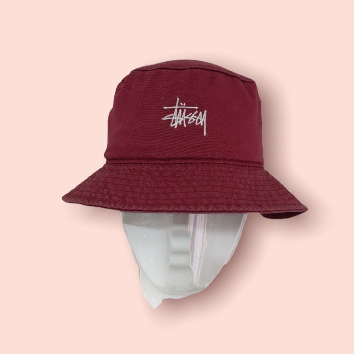 Stussy × Vintage VINTAGE STUSSY COTTON BUCKET HAT Size ONE SIZE - 4 Thumbnail