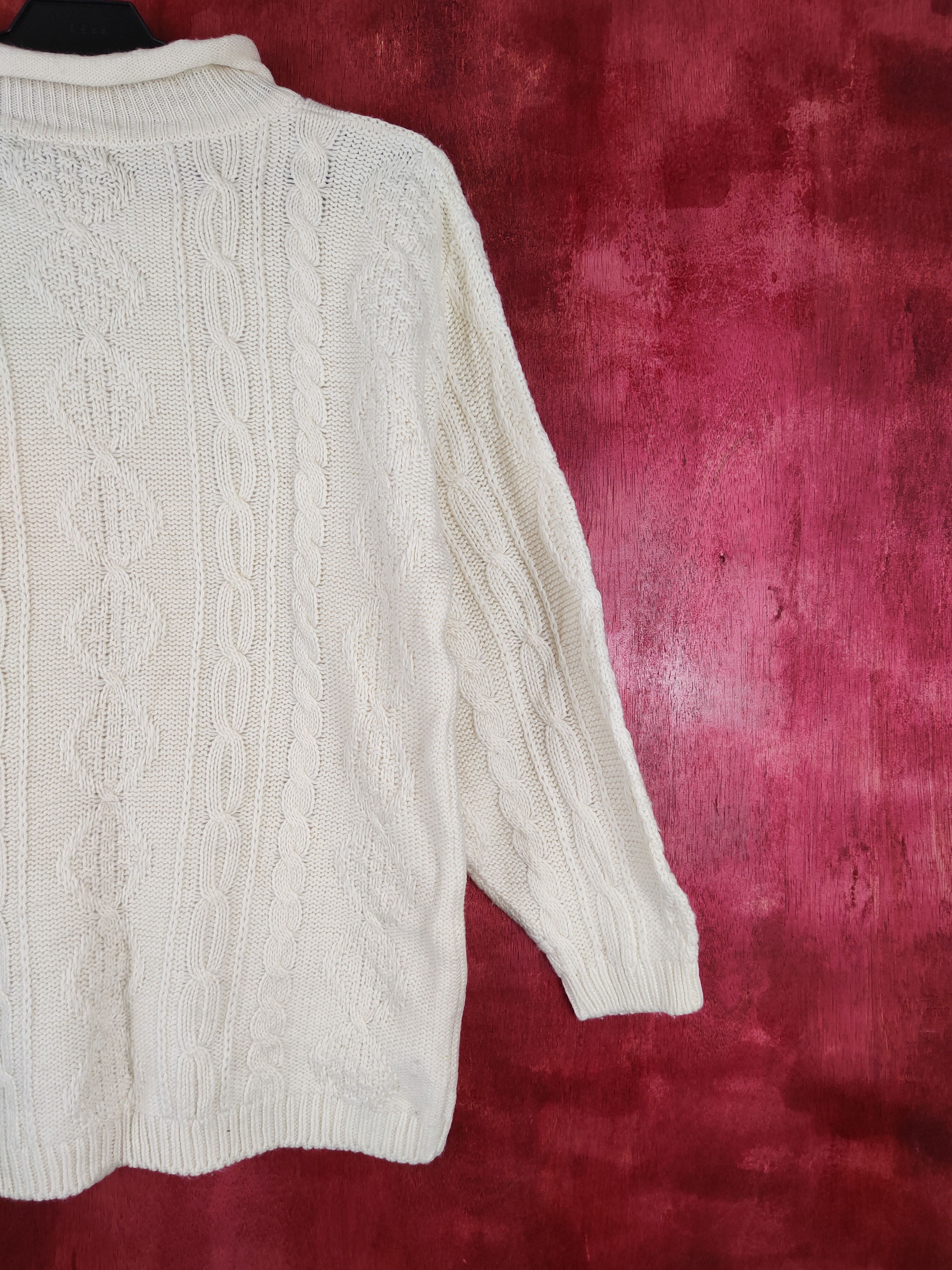 Japanese Brand × Other La Redoute White Knitwear #5261 Size M / US 6-8 / IT 42-44 - 7 Thumbnail