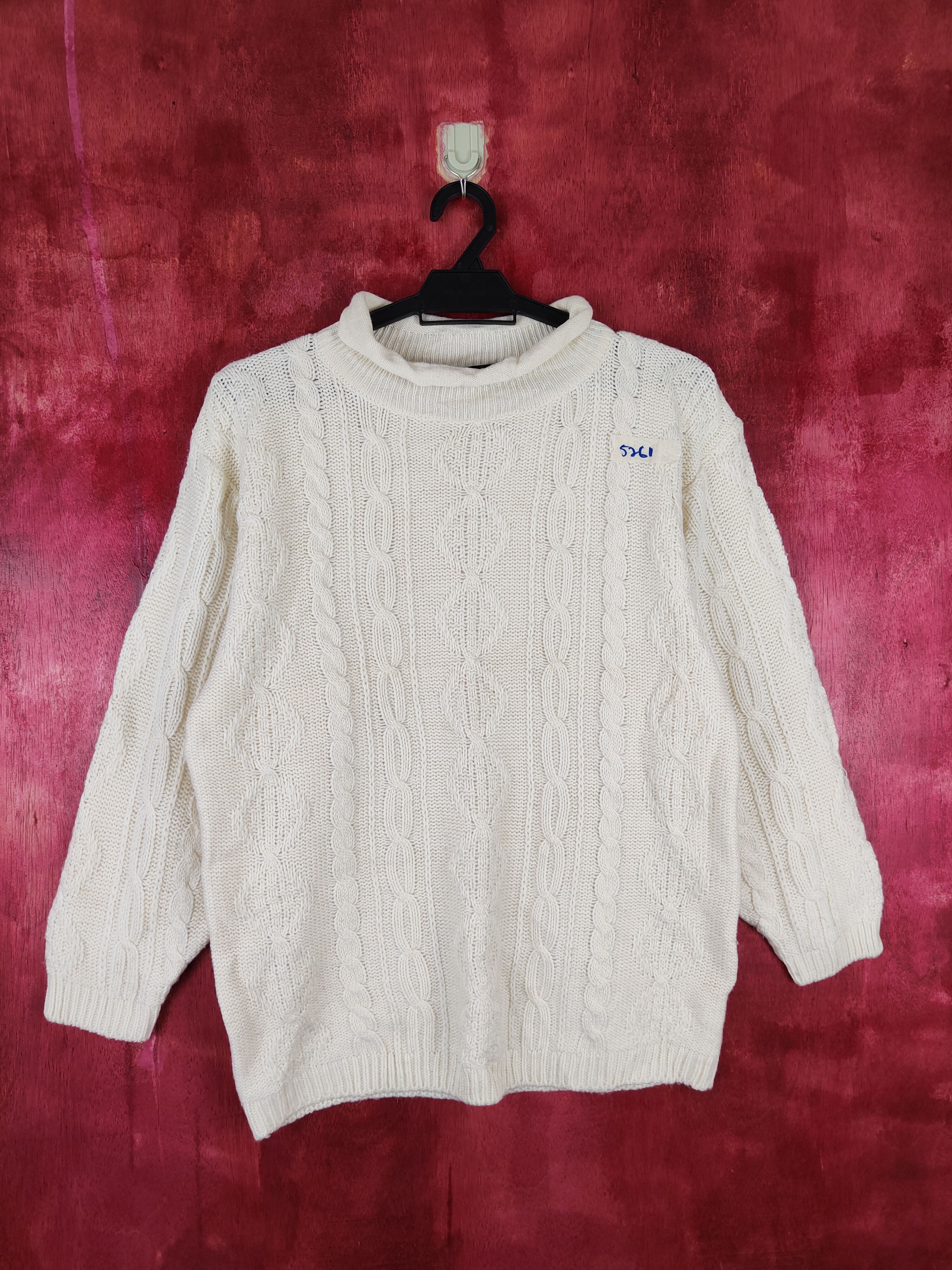 Japanese Brand × Other La Redoute White Knitwear #5261 Size M / US 6-8 / IT 42-44 - 1 Thumbnail