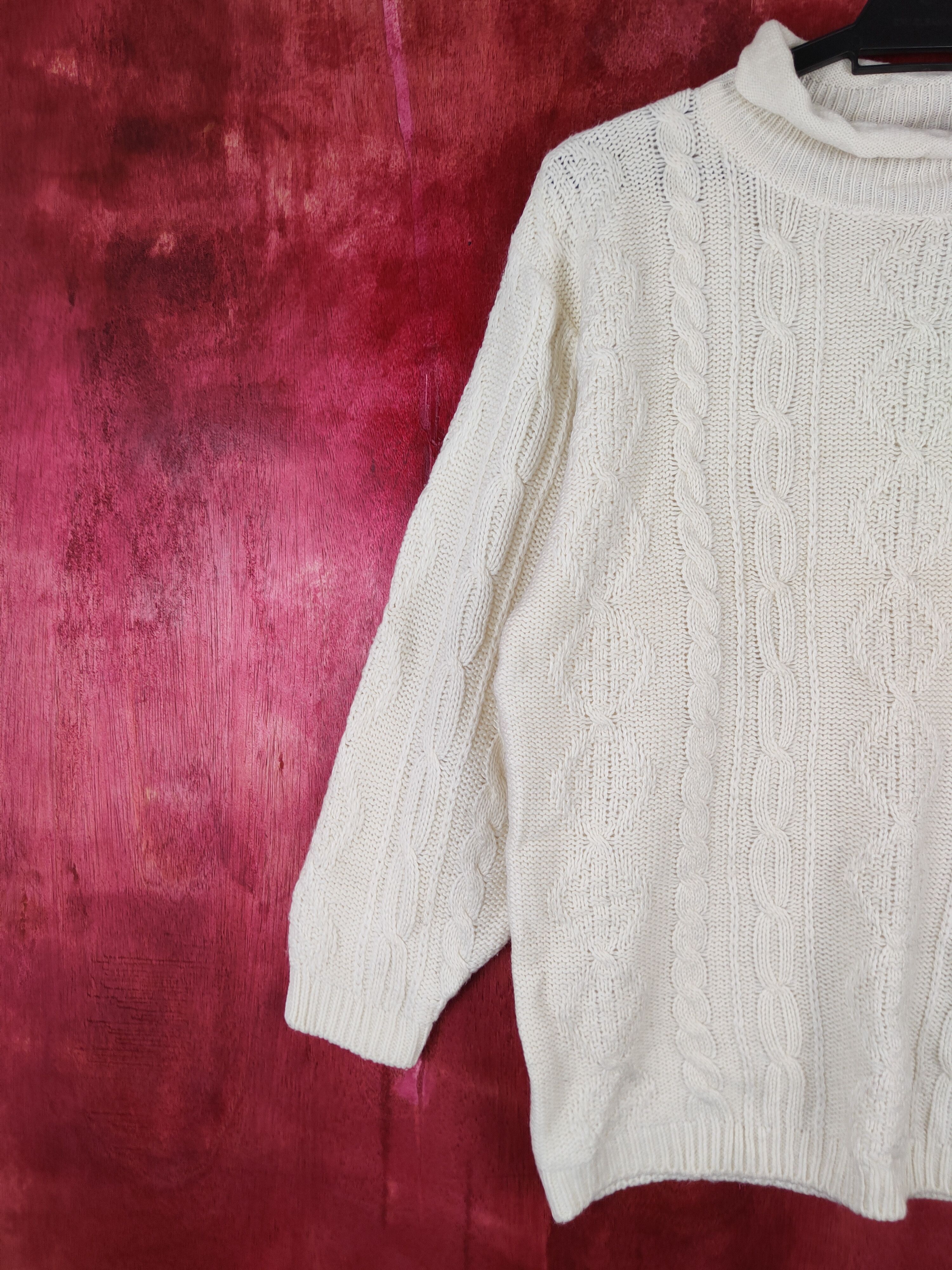 Japanese Brand × Other La Redoute White Knitwear #5261 Size M / US 6-8 / IT 42-44 - 3 Thumbnail