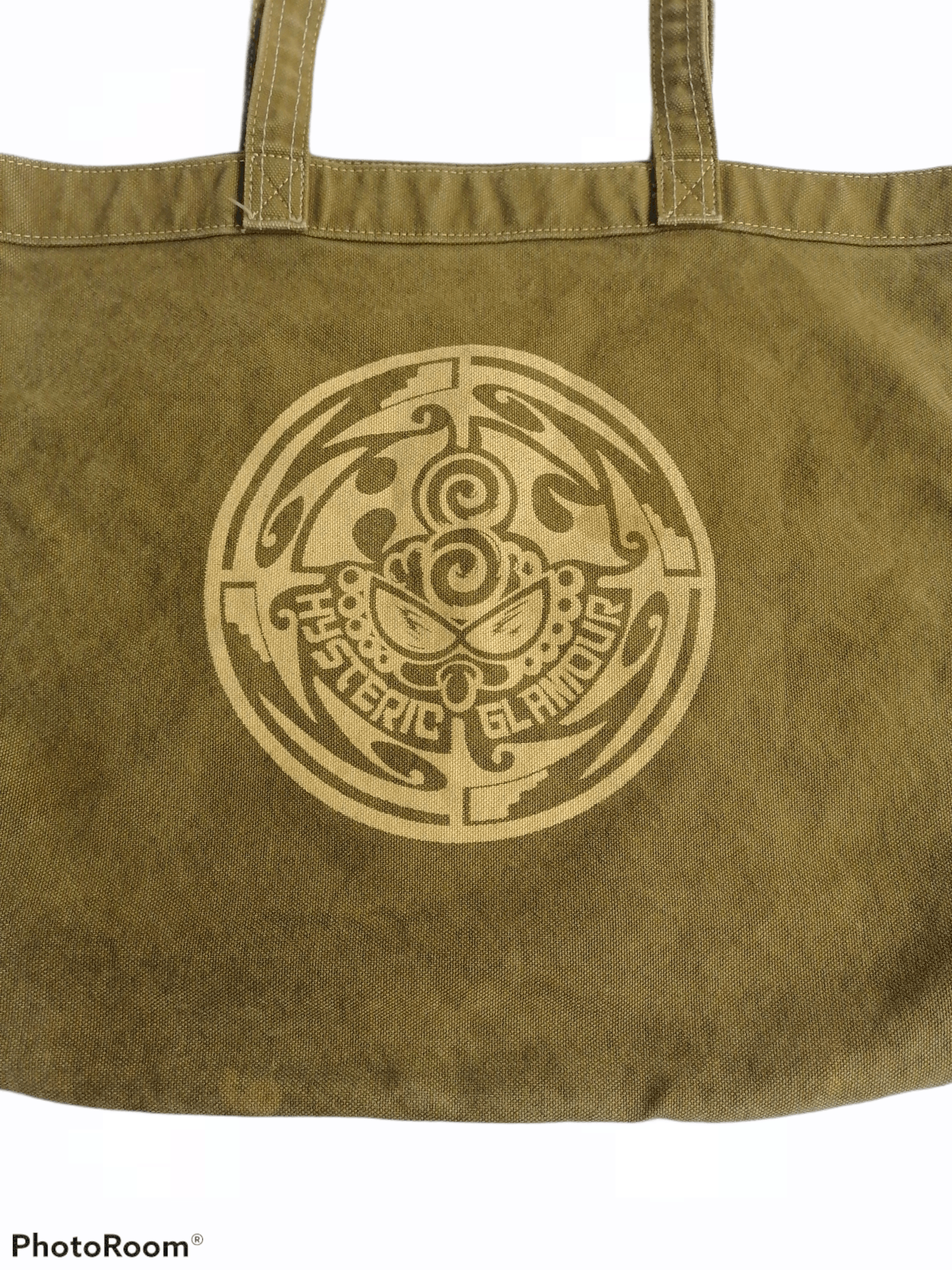 Hysteric Glamour Hysteric Mini Olive Green Canvas Tote Bag Size ONE SIZE - 2 Thumbnail