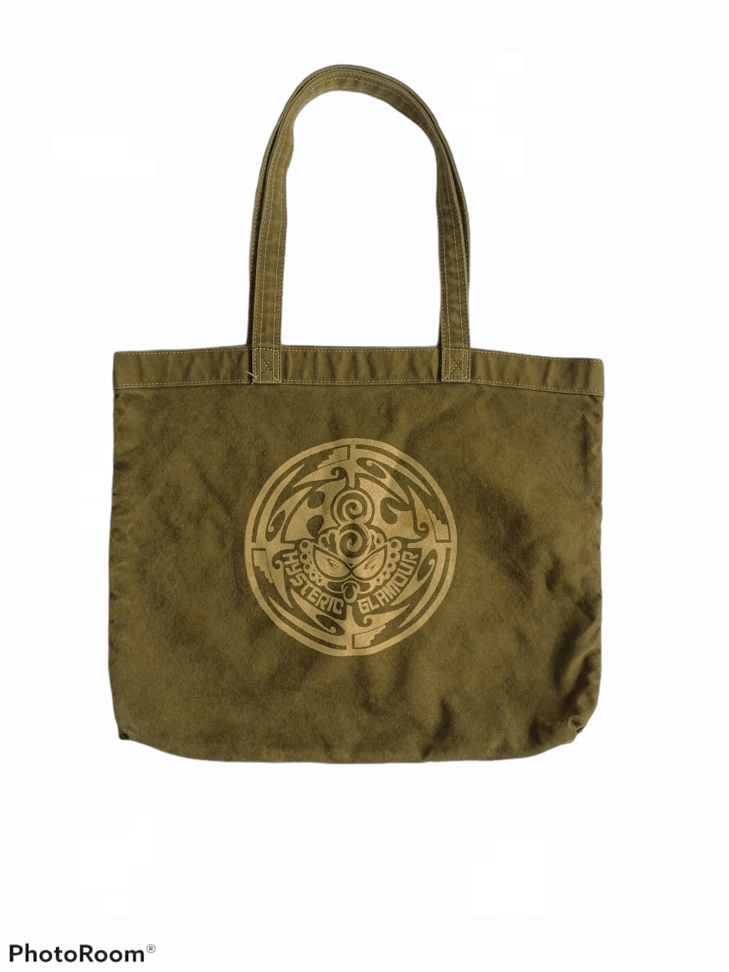 Hysteric Glamour Hysteric Mini Olive Green Canvas Tote Bag Size ONE SIZE - 1 Thumbnail