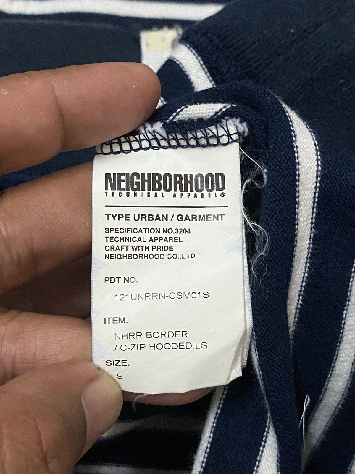 Neighborhood Vintage Neighborhood NBHD Rough & Rugged Stripe Hooded Size US M / EU 48-50 / 2 - 8 Thumbnail