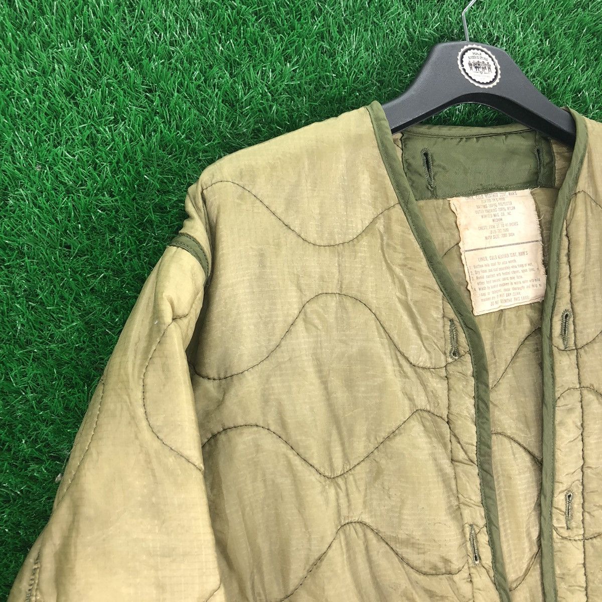 Vintage Vintage 70's US Military in Vietnam War Era Liner Jacket Size US XXL / EU 58 / 5 - 2 Thumbnail