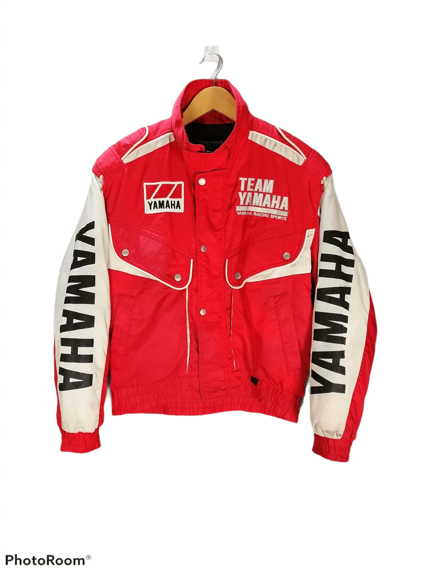 image of Superyamaha Racing Sports Tyr Jackets in Red White, Men's (Size Large)