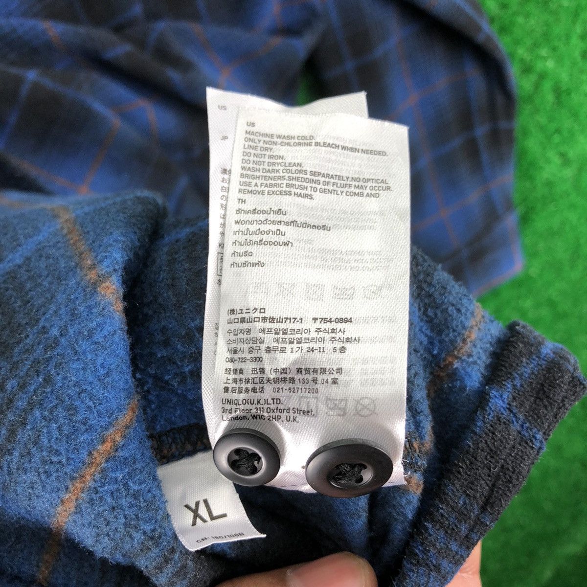 Flannel Uniqlo Flannel Checkered Travis Scott Style Size US XL / EU 56 / 4 - 11 Thumbnail