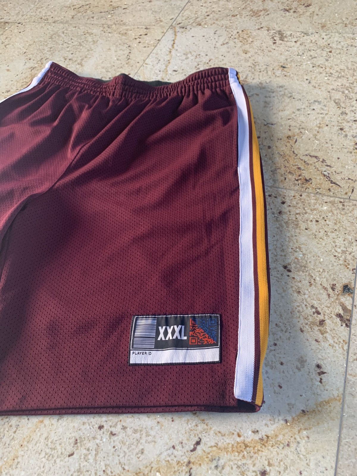 Alexander Wang Burgundy Mesh Basketball Shorts Size US 36 / EU 52 - 6 Thumbnail