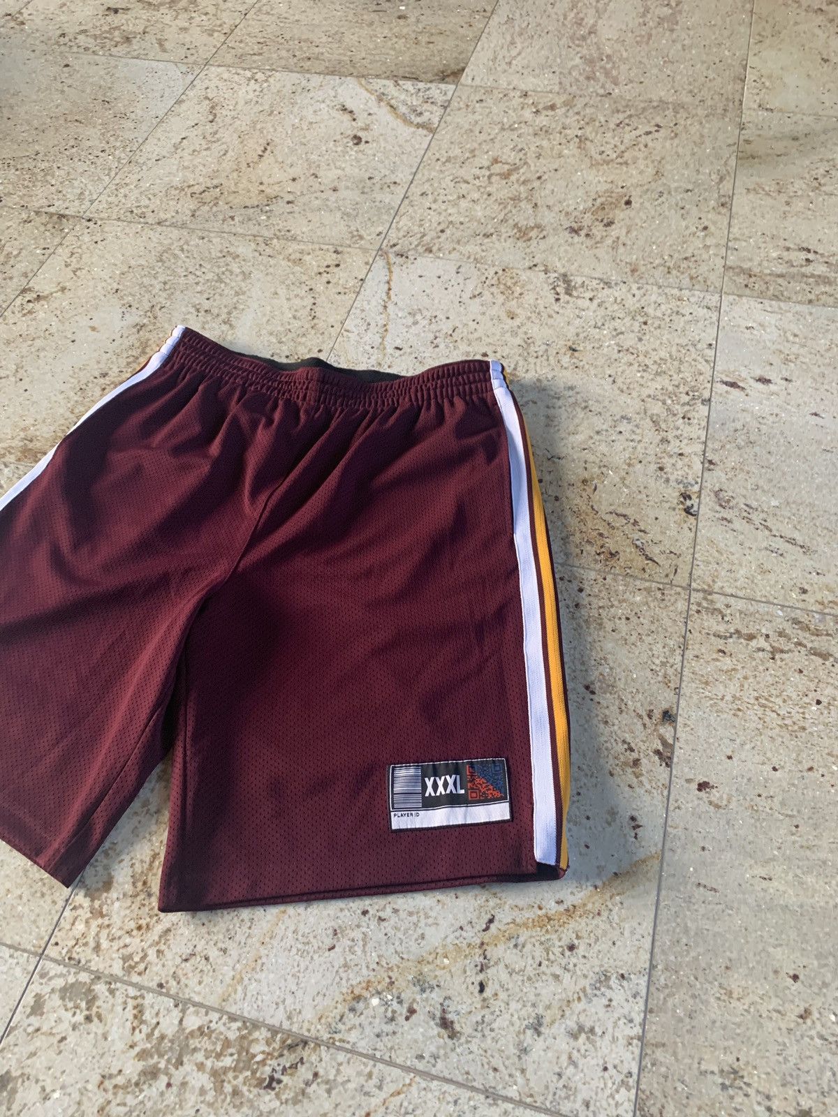 Alexander Wang Burgundy Mesh Basketball Shorts Size US 36 / EU 52 - 5 Thumbnail