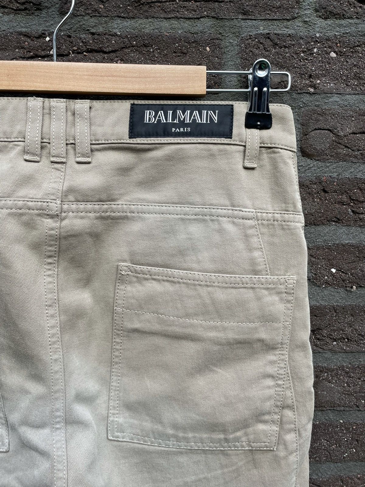 Balmain Tan Cropped Pants Size US 28 / EU 44 - 10 Thumbnail