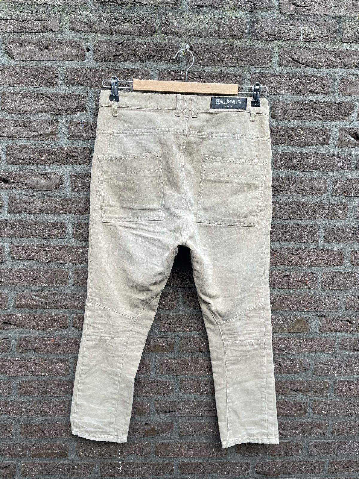 Balmain Tan Cropped Pants Size US 28 / EU 44 - 8 Thumbnail