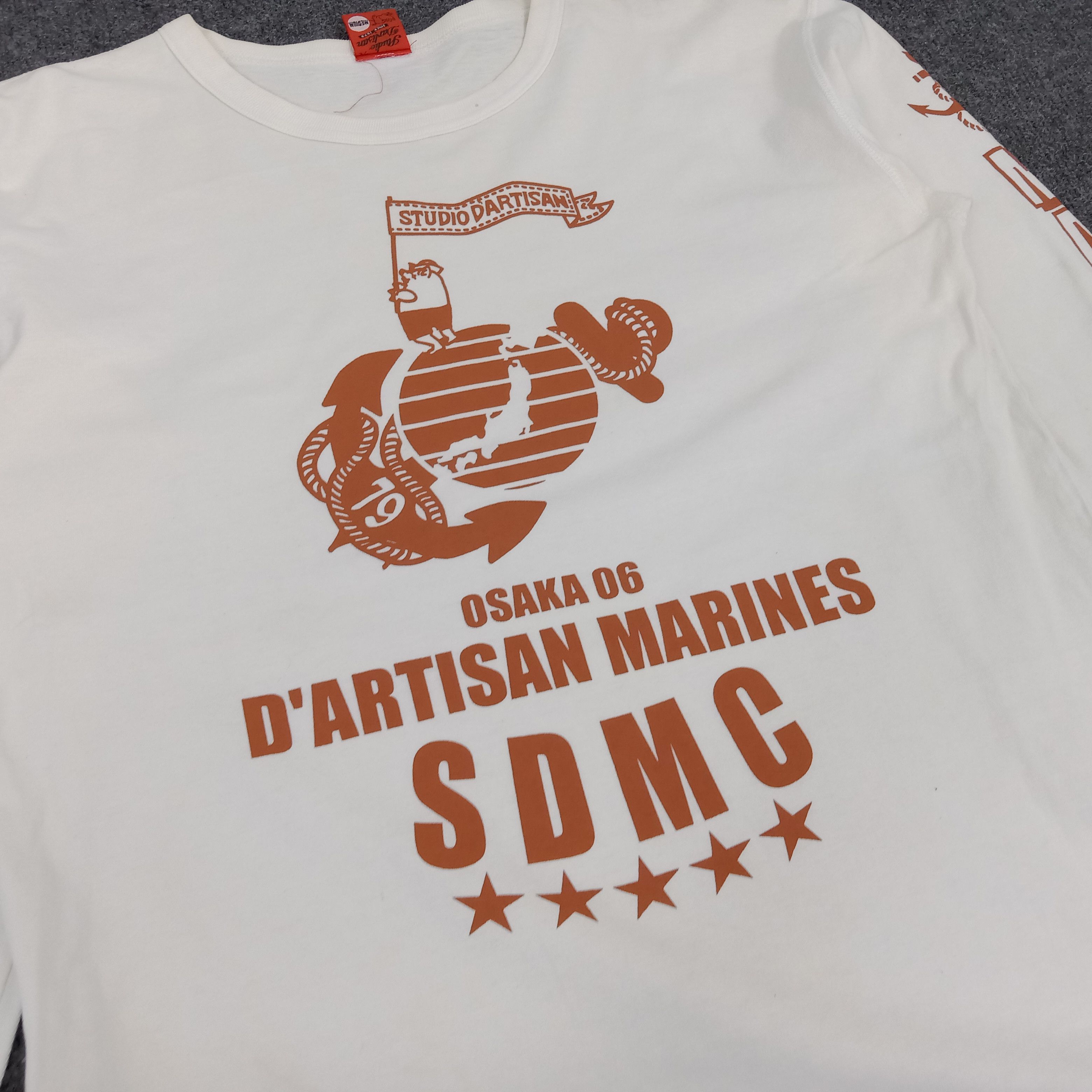 Japanese Brand × Studio D'Artisan × Vintage Studio D'artisan Marines SDMC Long Sleeve Tshirt Size US M / EU 48-50 / 2 - 2 Thumbnail