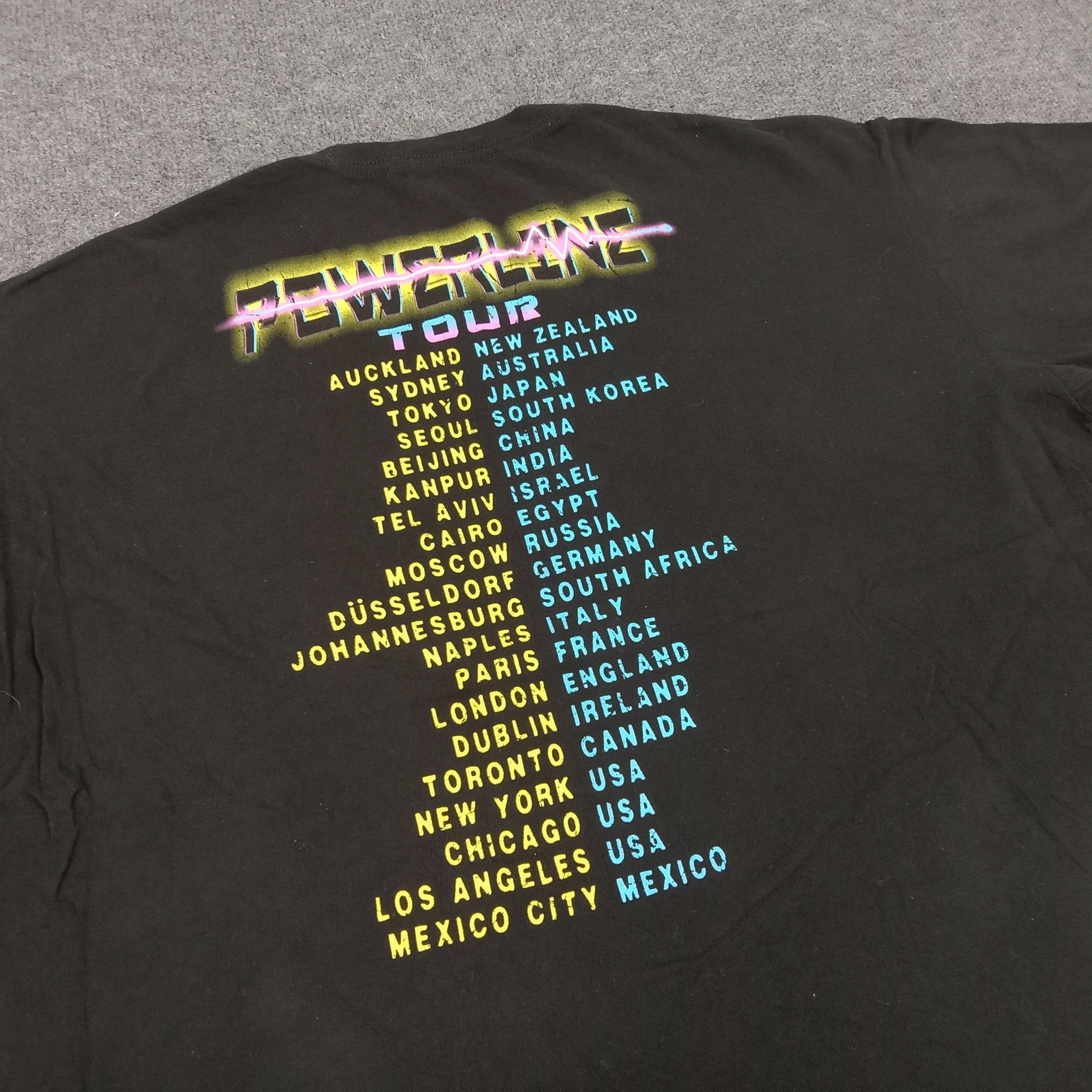 Cartoon Network × Disney × Vintage Powerline Stand out '94 Disney Tour Movie Tshirt Size US XL / EU 56 / 4 - 4 Thumbnail