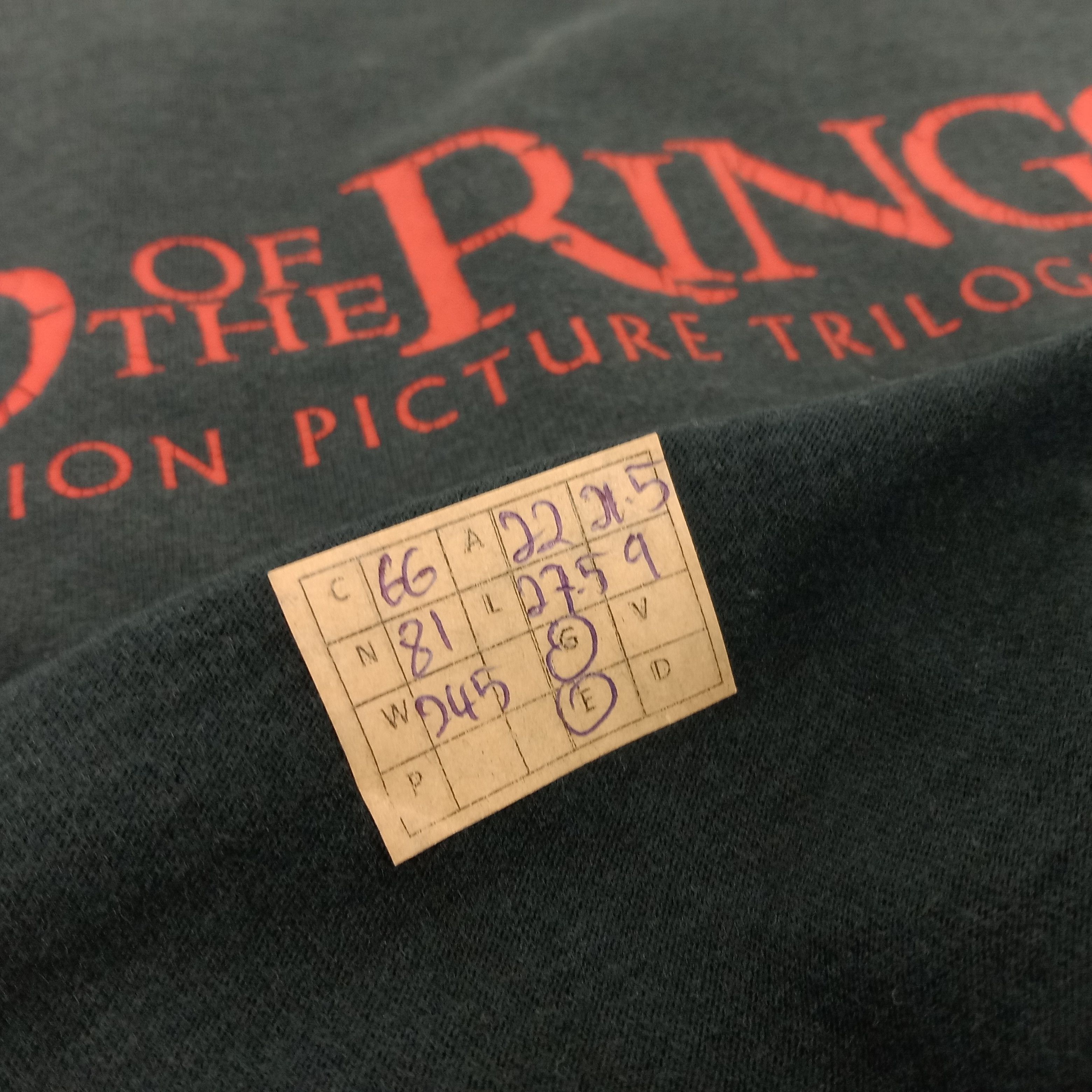 Vintage The Lord Of The Rings American Fantasy Movie Tshirt Size US L / EU 52-54 / 3 - 8 Thumbnail
