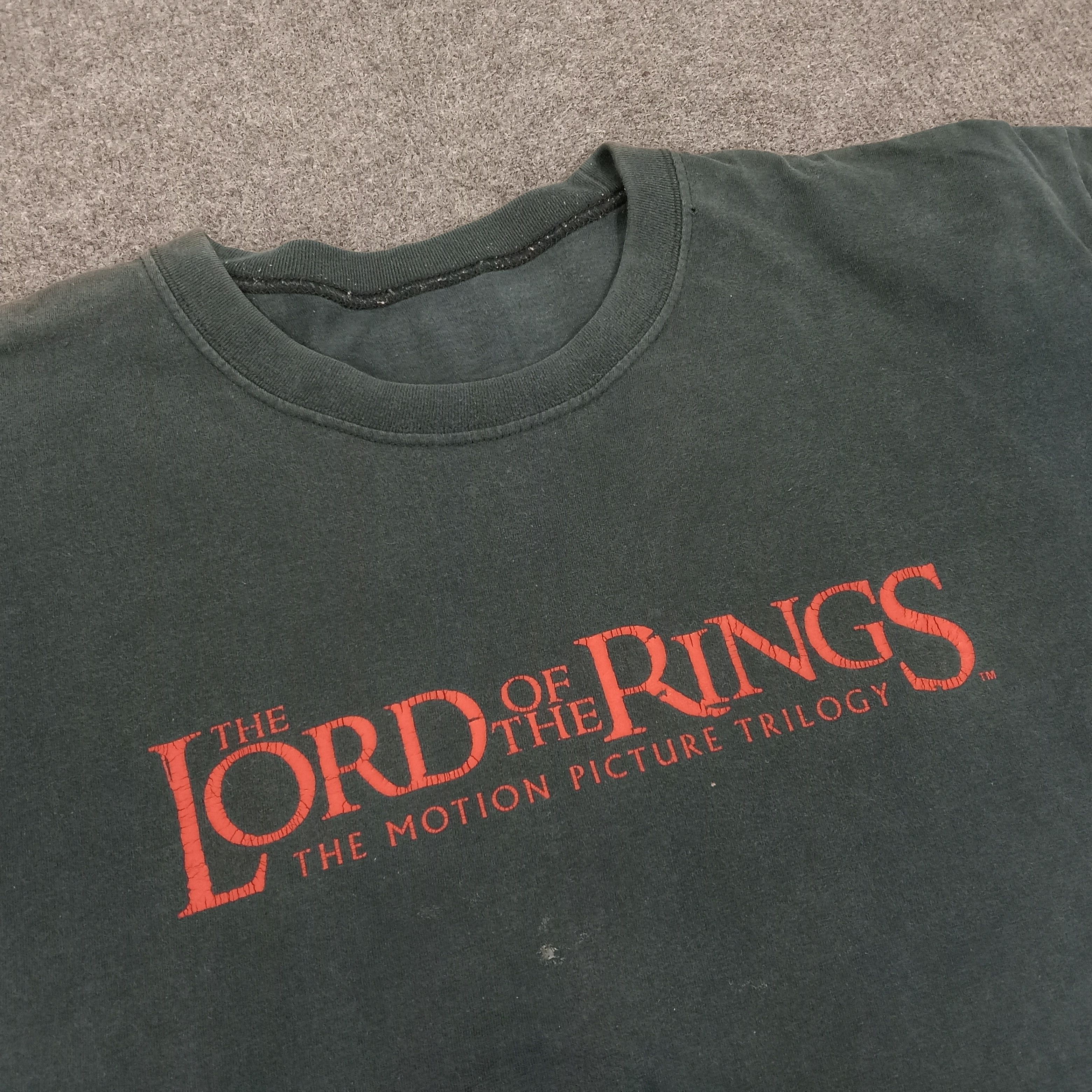 Vintage The Lord Of The Rings American Fantasy Movie Tshirt Size US L / EU 52-54 / 3 - 2 Thumbnail