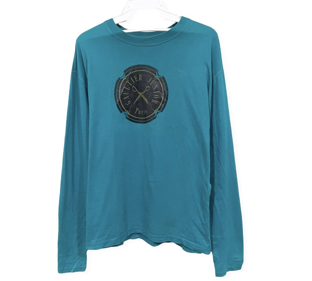 Jean Paul Gaultier VTG OG Jean Paul Gaultier Junior Long Sleeve Chest Logo Tee Size US L / EU 52-54 / 3 - 2 Thumbnail