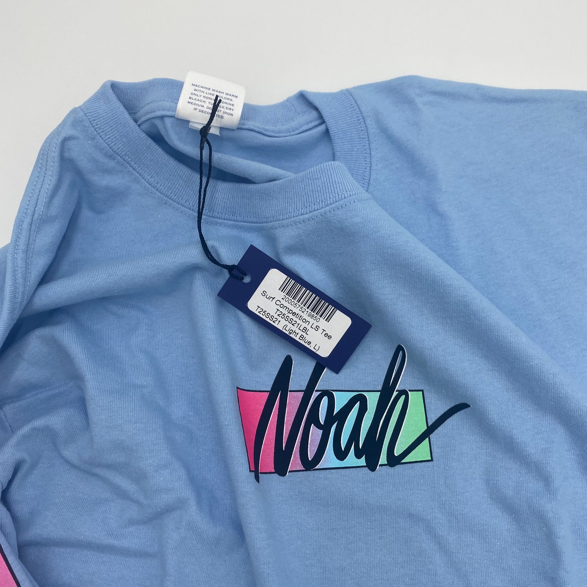 Noah Noah Competition LS Tee Light Blue • L Size US L / EU 52-54 / 3 - 4 Thumbnail