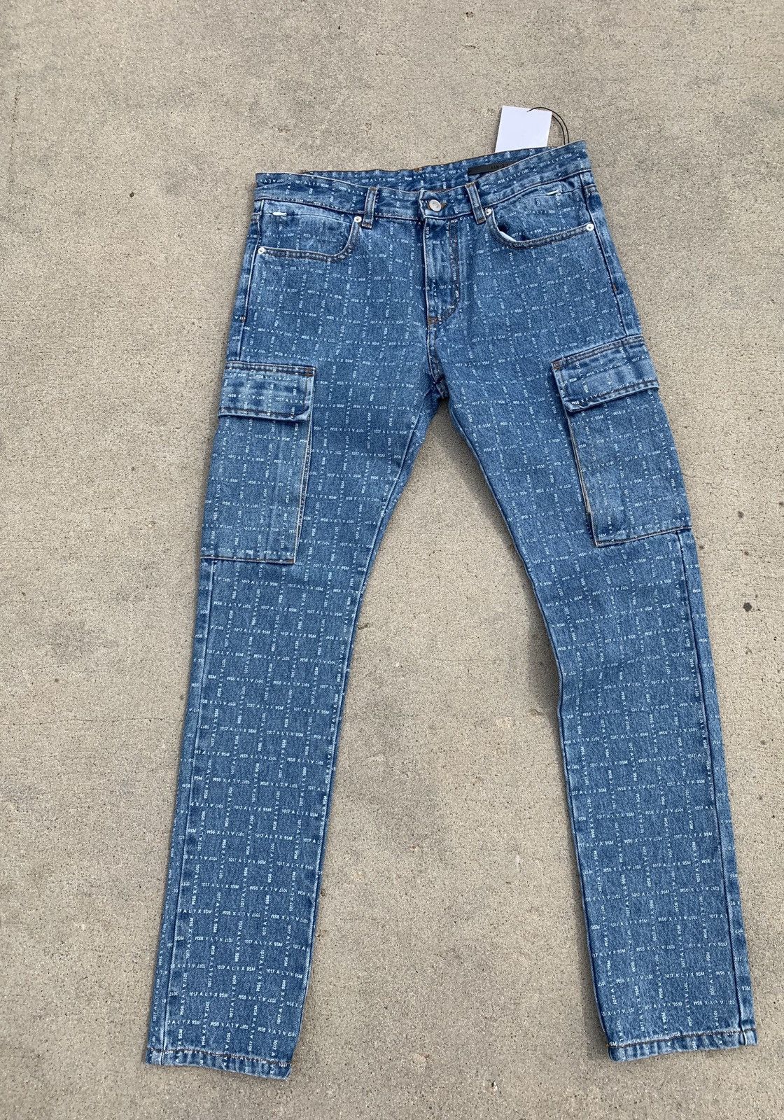 1017 ALYX 9SM Alyx Logo Cargo Skinny Jeans Size US 32 / EU 48 - 1 Thumbnail