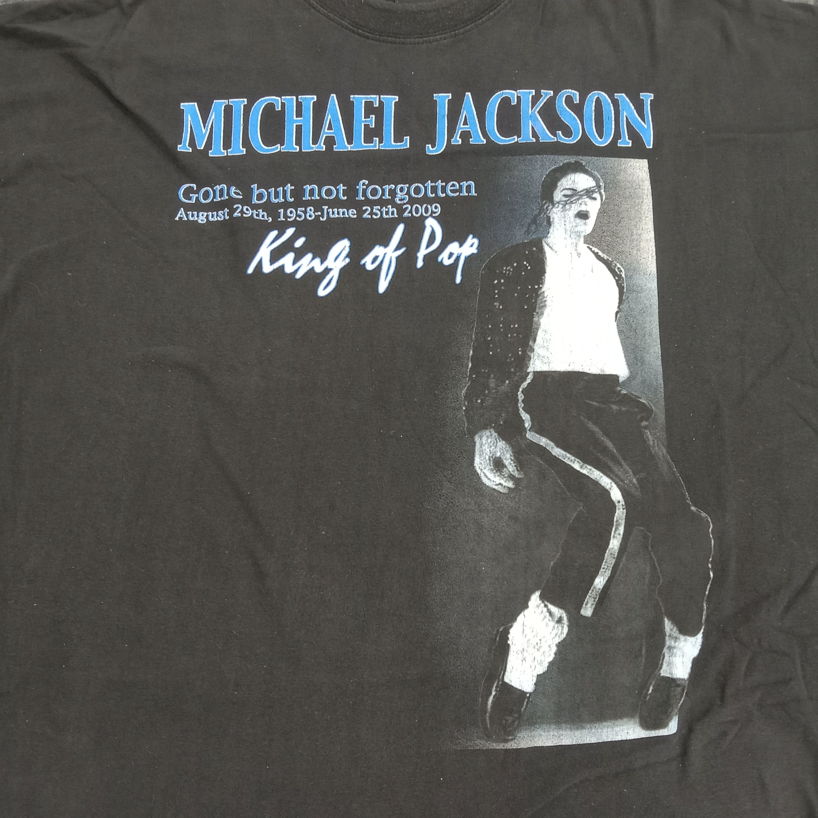 Michael Jackson Vintage MICHAEL JACKSON American King of Pop T-Shirt Size US XXL / EU 58 / 5 - 2 Thumbnail