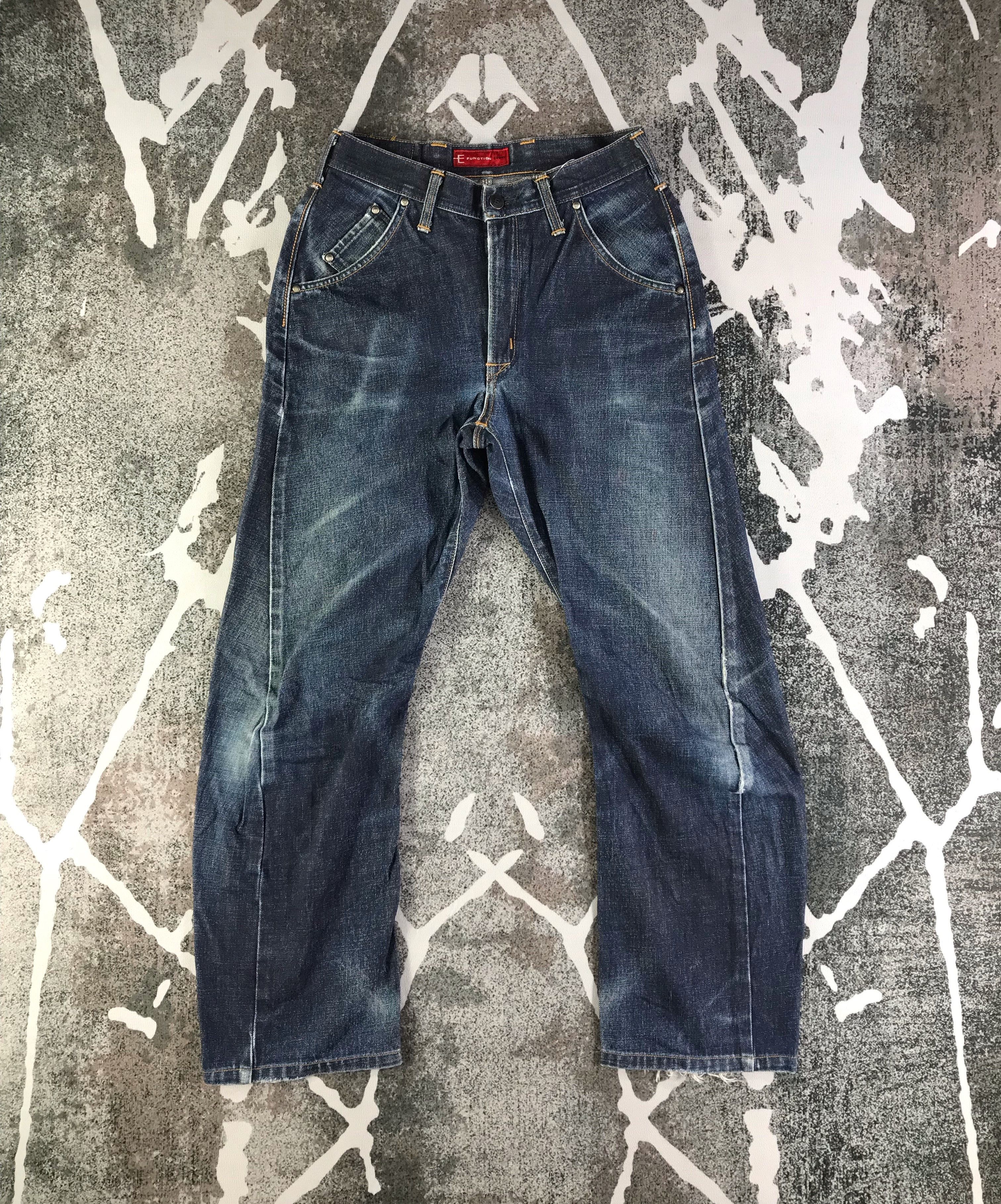 image of Vintage Edwin Jeans Faded Blue Denim, Men's (Size 28)