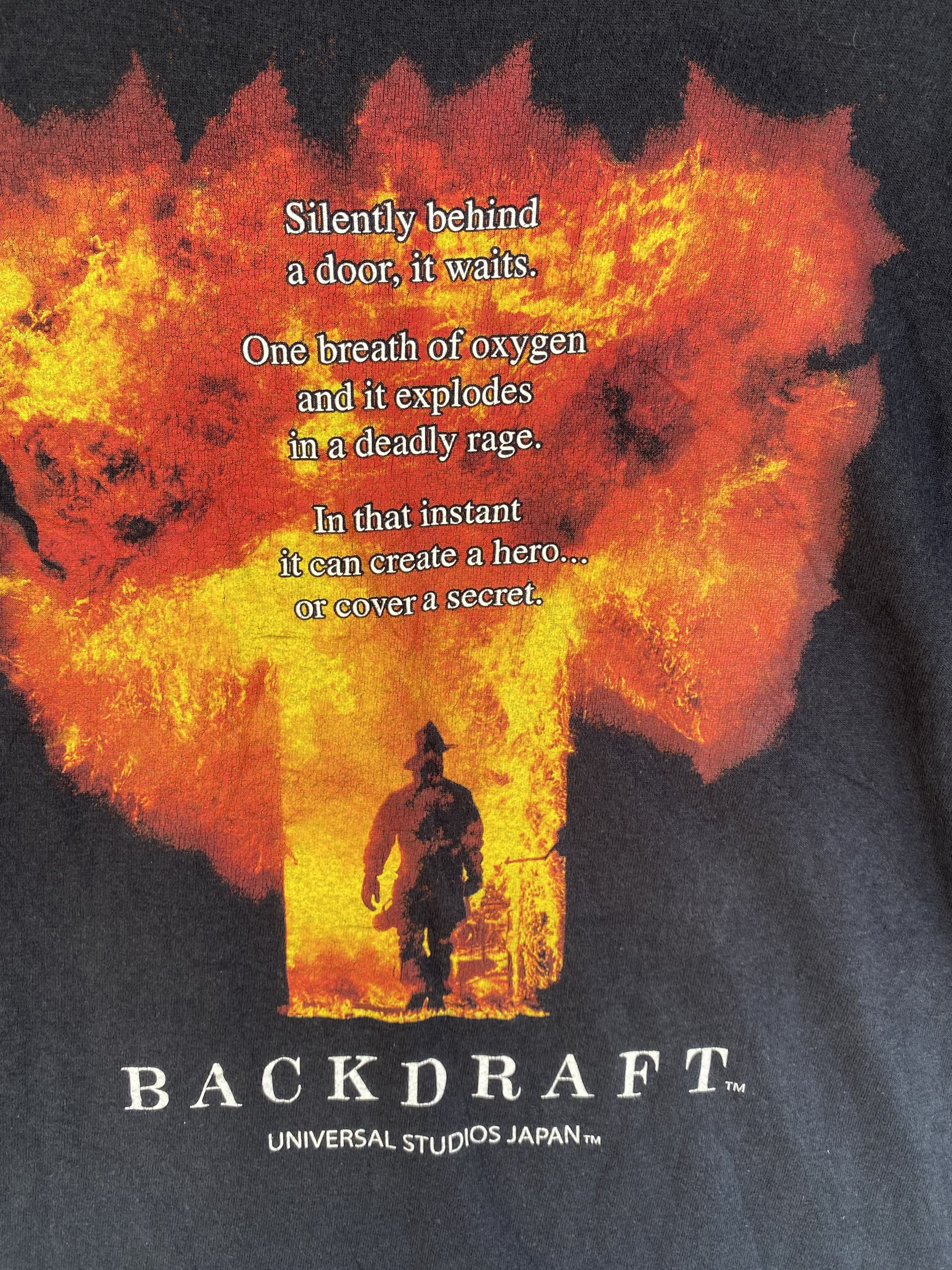Vintage 💥VINTAGE BACKDRAFT American action thriller film movie shirt Size US M / EU 48-50 / 2 - 3 Thumbnail