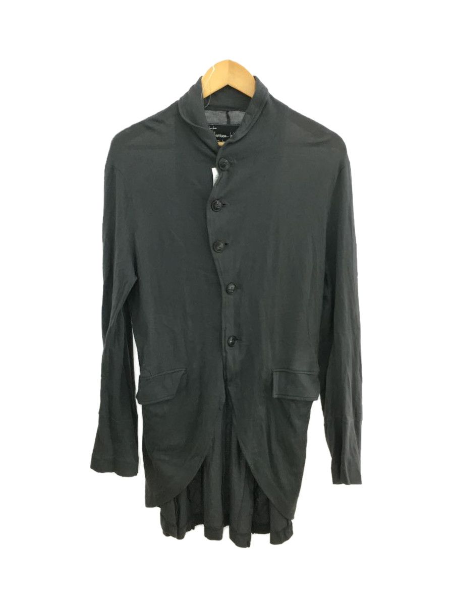 Shirt Gray Swallowtail Long Cotton Button