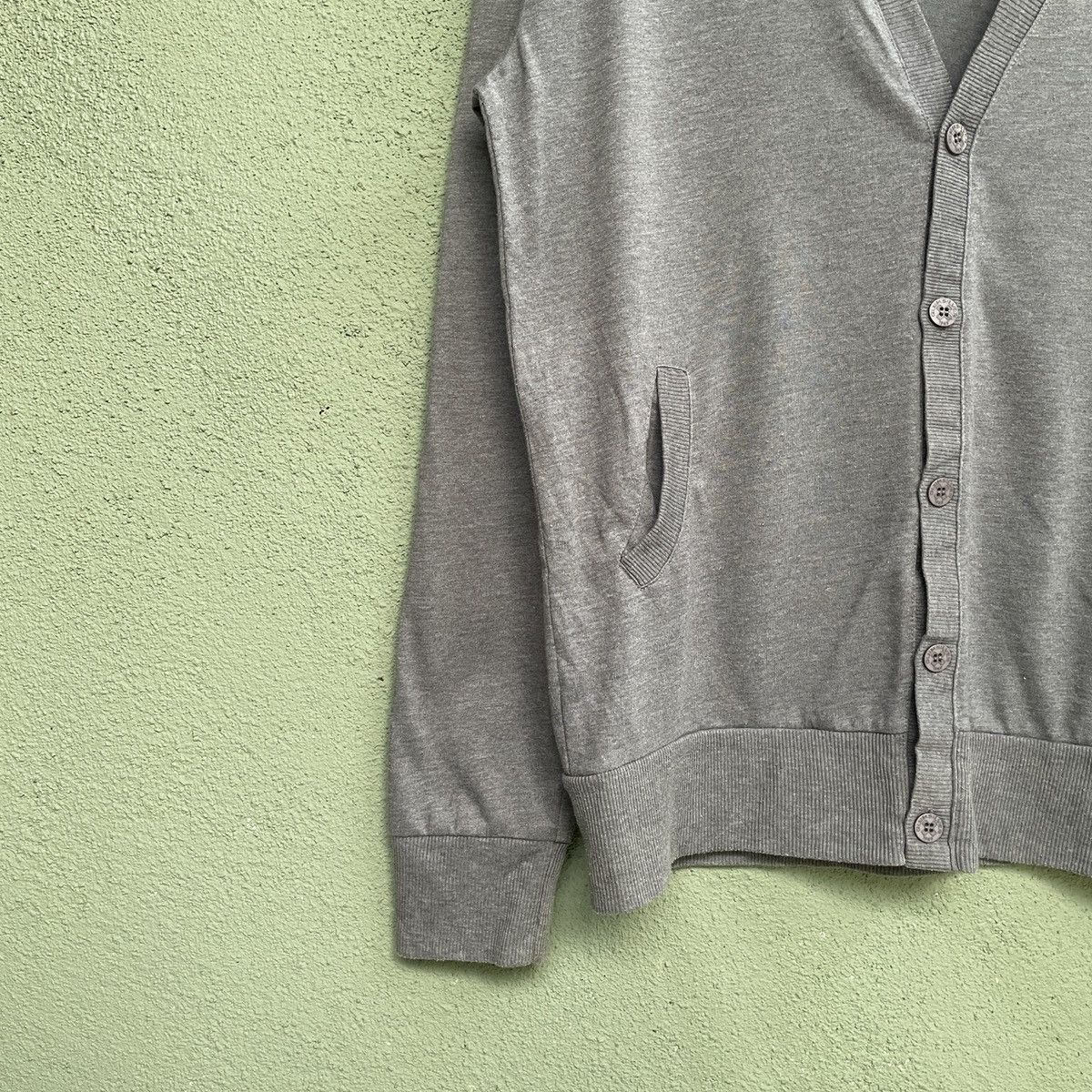 Aran Isles Knitwear Vintage Quiksilver Kurt Cobain Style Grey Cardigan Knitwear Size US M / EU 48-50 / 2 - 4 Thumbnail