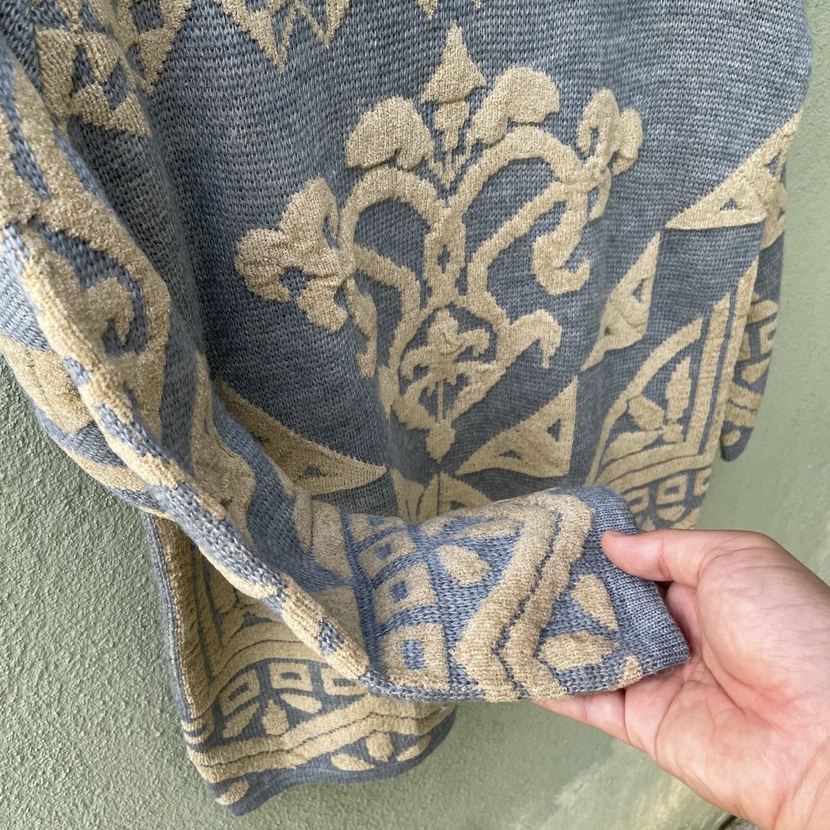 Aran Isles Knitwear Vintage BIANCA Rare Design Full Print Knitwear Sweater JAPAN Size US L / EU 52-54 / 3 - 6 Thumbnail