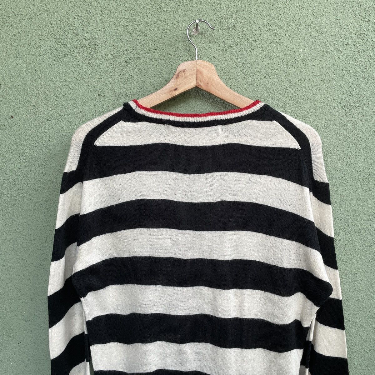 Aran Isles Knitwear Vintage Japanese Brand Striped Cardigan Knitwear Nice Design Size US M / EU 48-50 / 2 - 9 Thumbnail