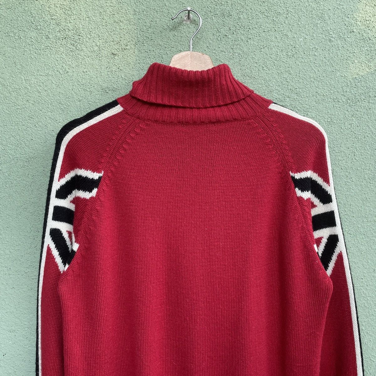 Aran Isles Knitwear Vintage Ritmo Latino Milano Red Turtleneck Knitwear RARE Size US M / EU 48-50 / 2 - 9 Thumbnail