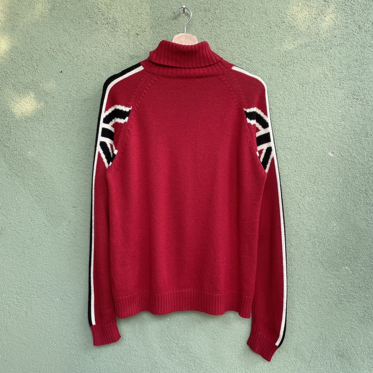 Aran Isles Knitwear Vintage Ritmo Latino Milano Red Turtleneck Knitwear RARE Size US M / EU 48-50 / 2 - 10 Thumbnail