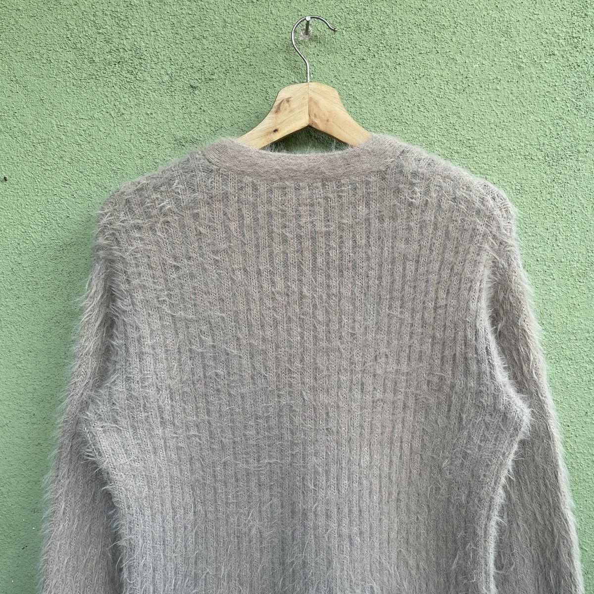 Aran Isles Knitwear × Other Vintage Glacier Mohair Shag Shaggy Fur Cardigan Knitwear Size US M / EU 48-50 / 2 - 9 Thumbnail