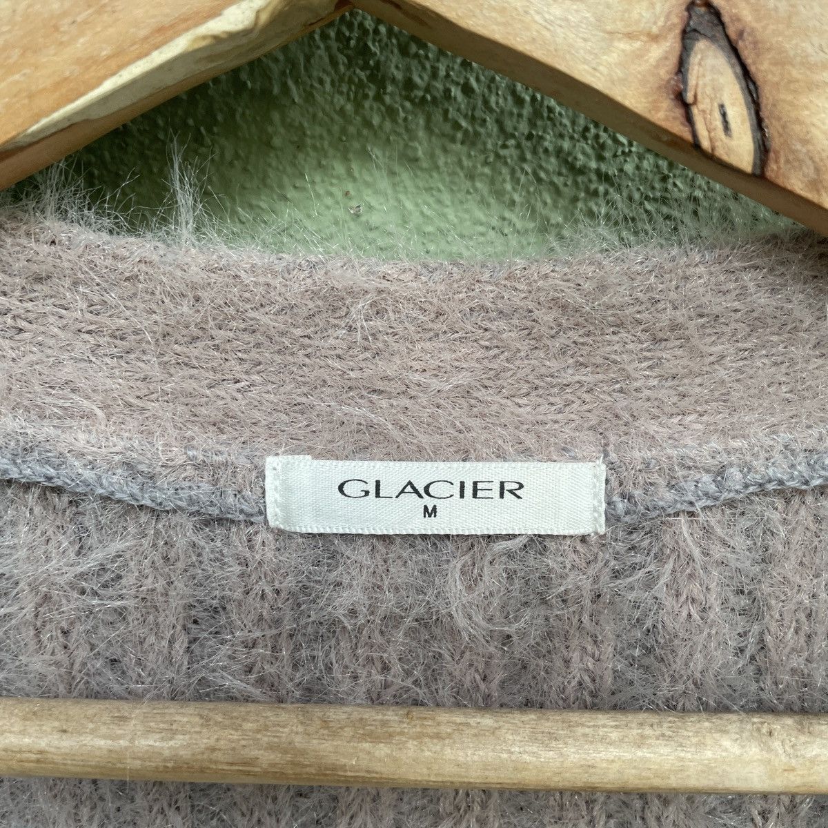 Aran Isles Knitwear × Other Vintage Glacier Mohair Shag Shaggy Fur Cardigan Knitwear Size US M / EU 48-50 / 2 - 7 Thumbnail