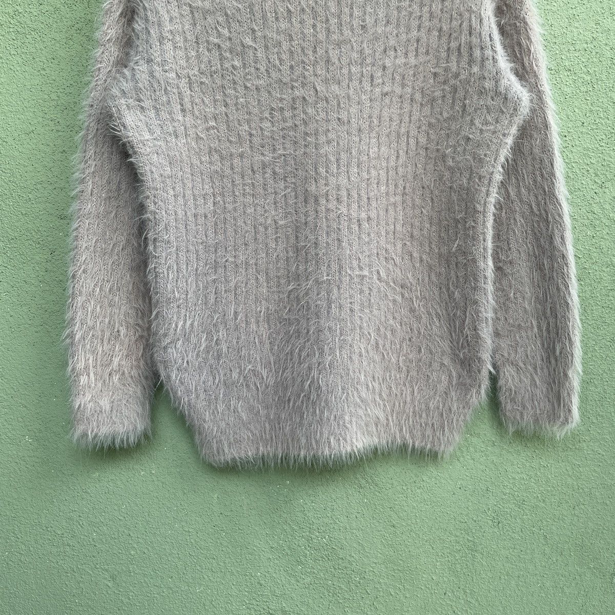 Aran Isles Knitwear × Other Vintage Glacier Mohair Shag Shaggy Fur Cardigan Knitwear Size US M / EU 48-50 / 2 - 10 Thumbnail