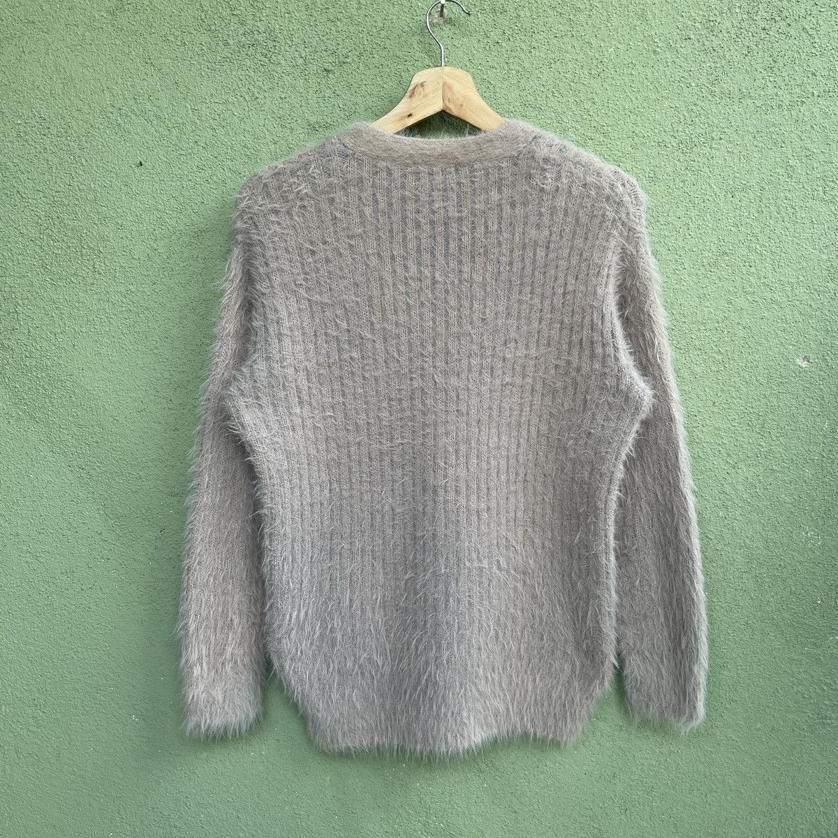 Aran Isles Knitwear × Other Vintage Glacier Mohair Shag Shaggy Fur Cardigan Knitwear Size US M / EU 48-50 / 2 - 11 Thumbnail