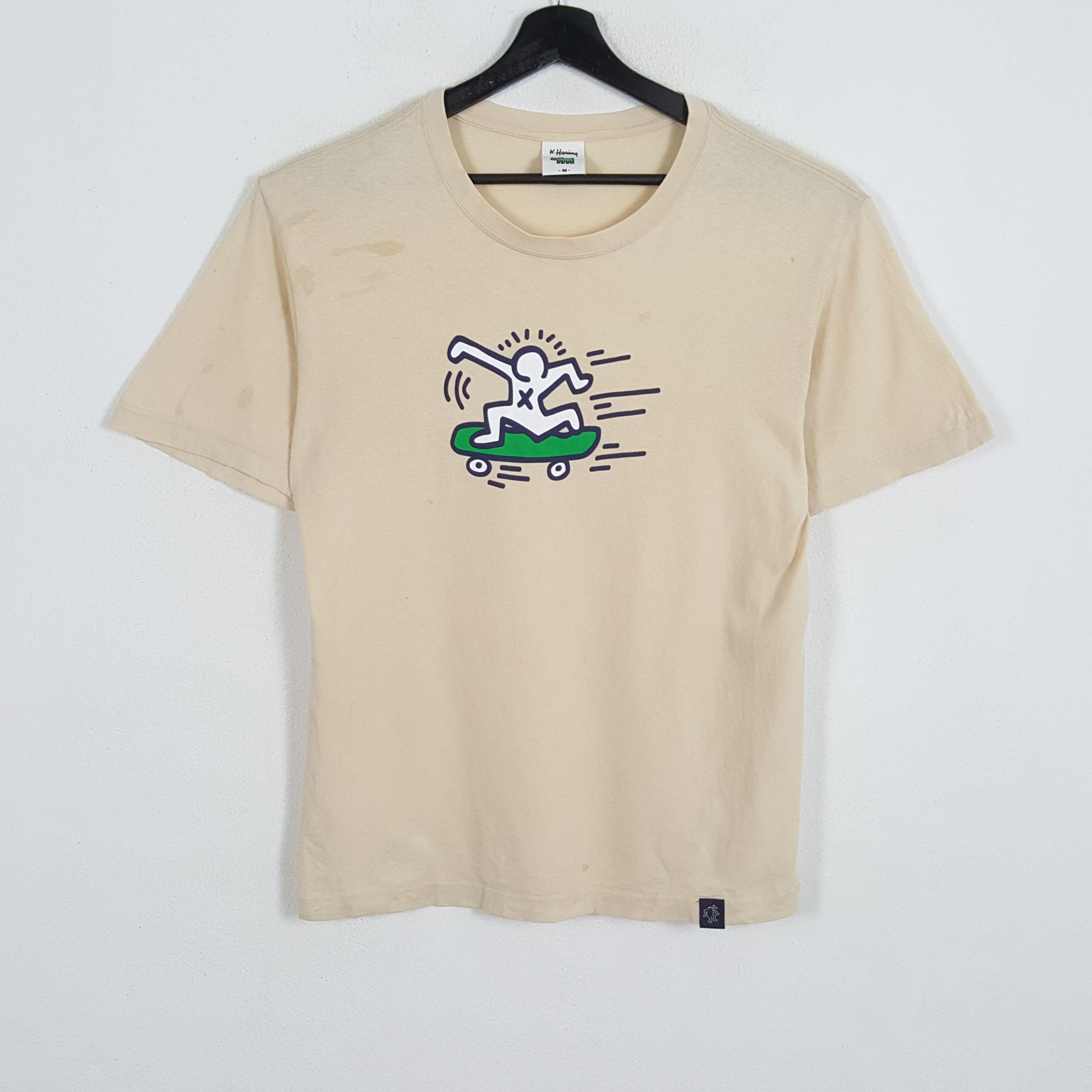 Keith Haring × Uniqlo KEITH HARING X Japanese Brand Streetwear Art Style Tshirt Size US M / EU 48-50 / 2 - 1 Thumbnail