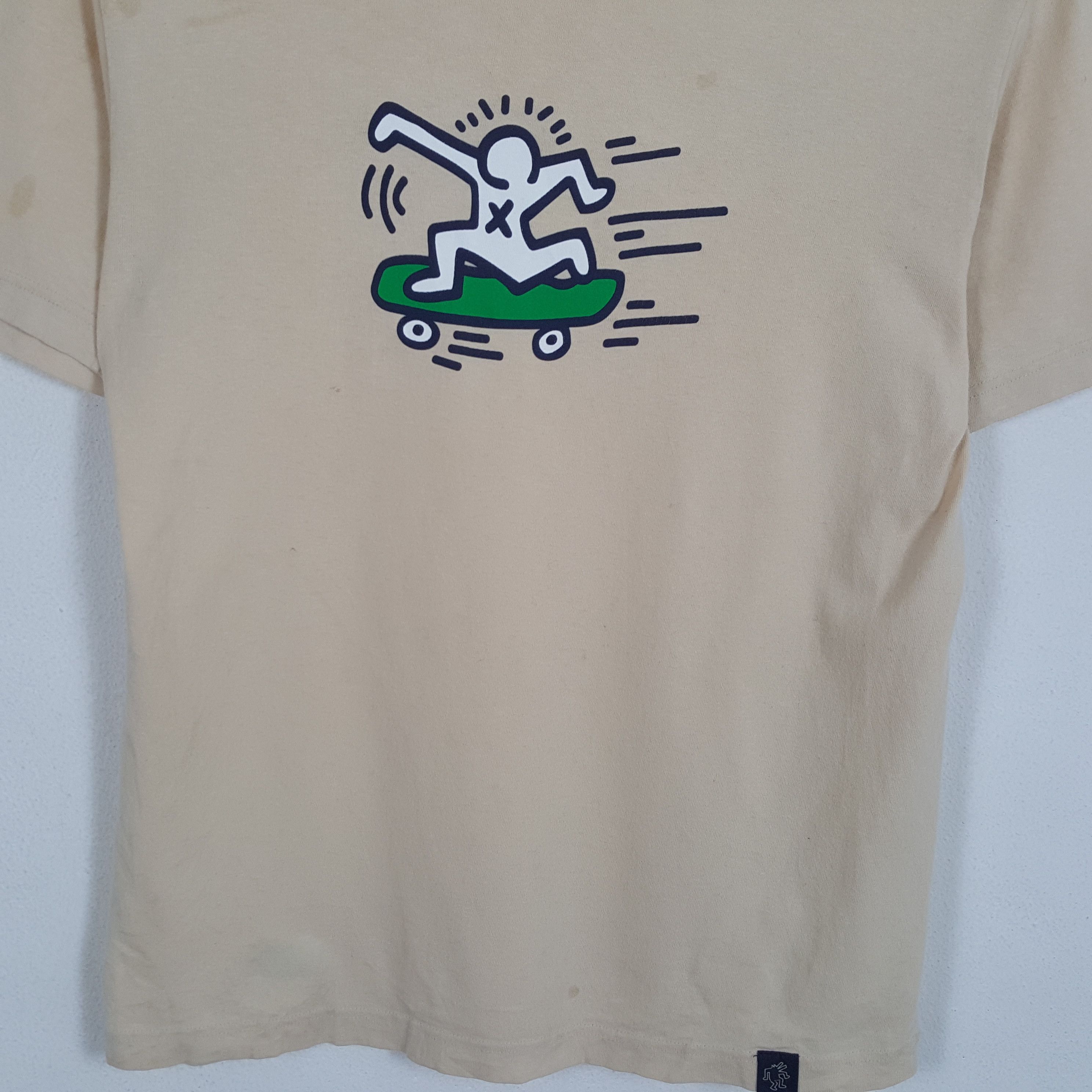 Keith Haring × Uniqlo KEITH HARING X Japanese Brand Streetwear Art Style Tshirt Size US M / EU 48-50 / 2 - 2 Thumbnail
