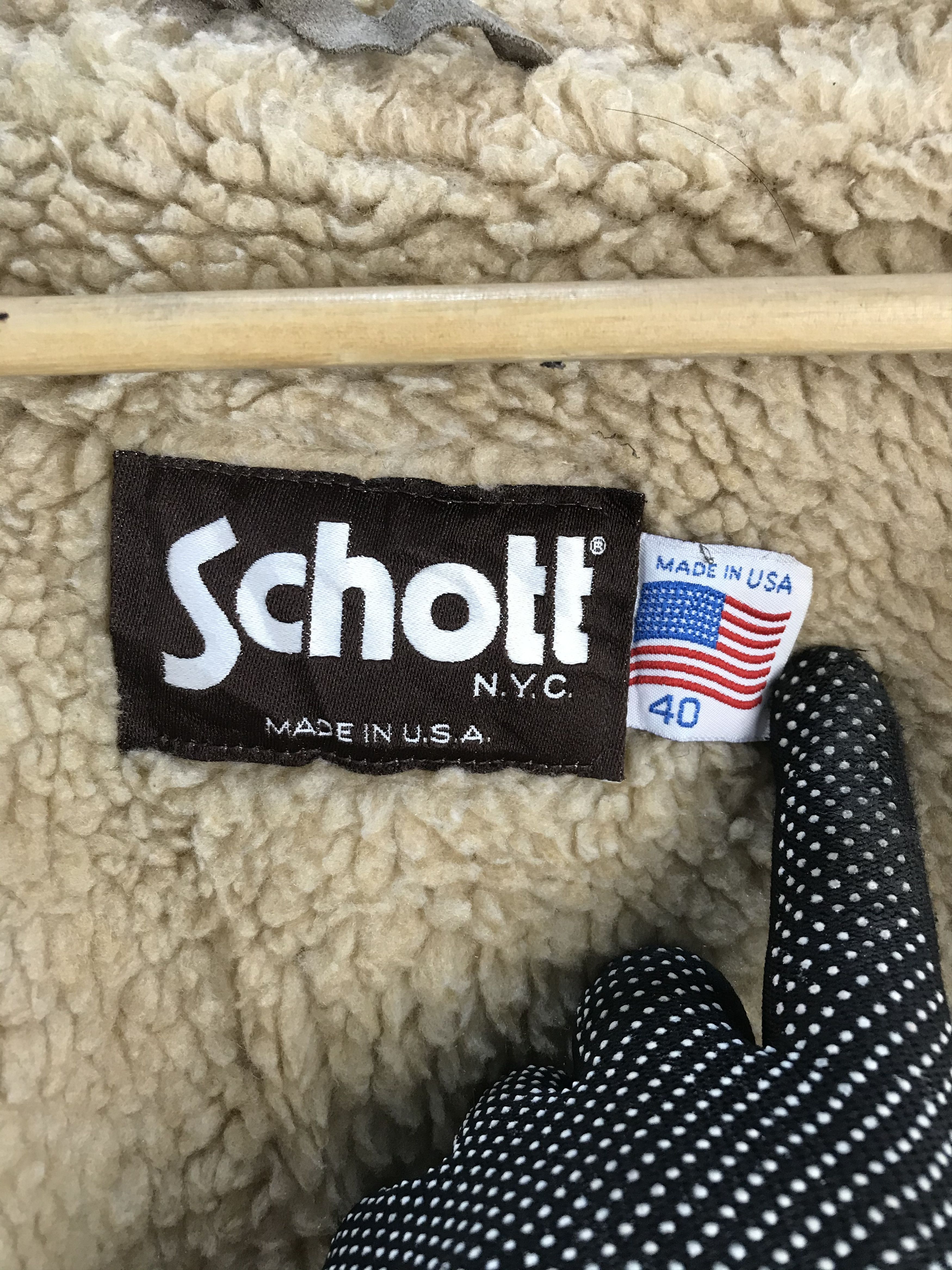 Schott Vintage Schott Leather Jacket Size US M / EU 48-50 / 2 - 9 Thumbnail