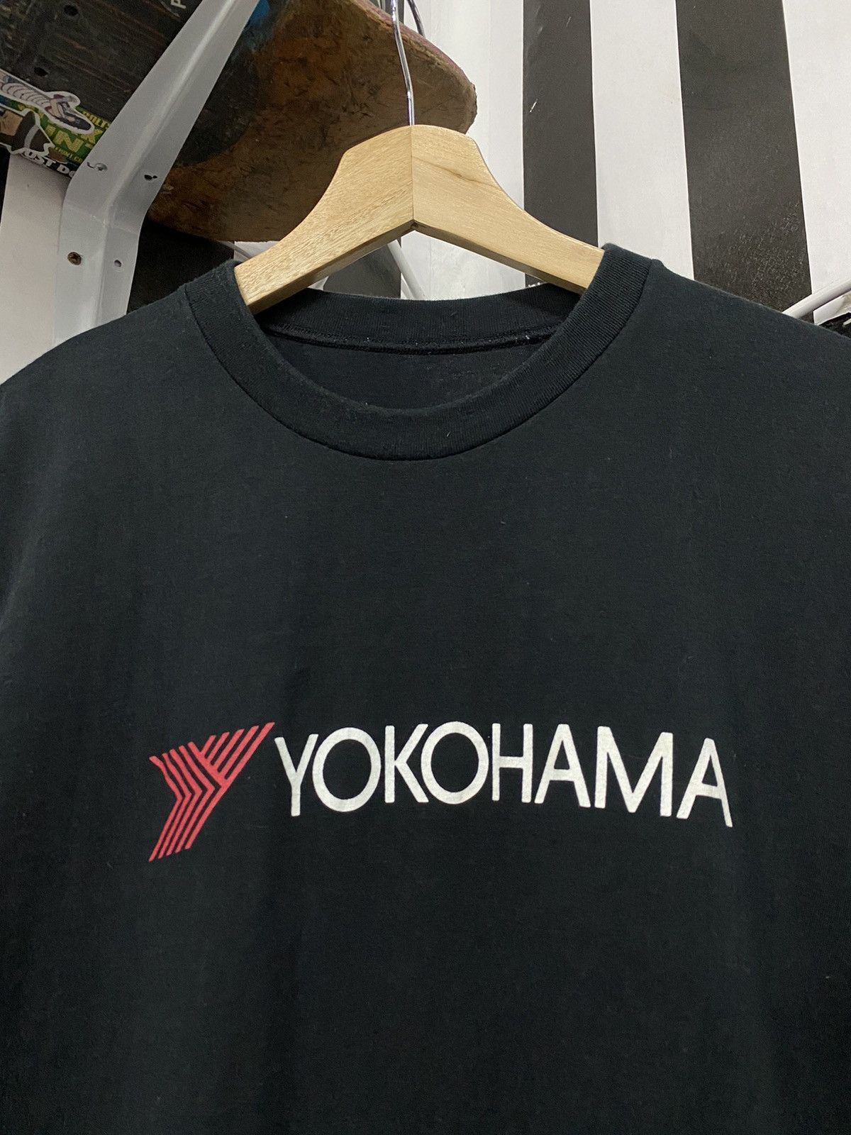 Japanese Brand × Vintage Vintage 90’s Yokohama Tyre SIngle stitch Tshirt Size US S / EU 44-46 / 1 - 4 Thumbnail