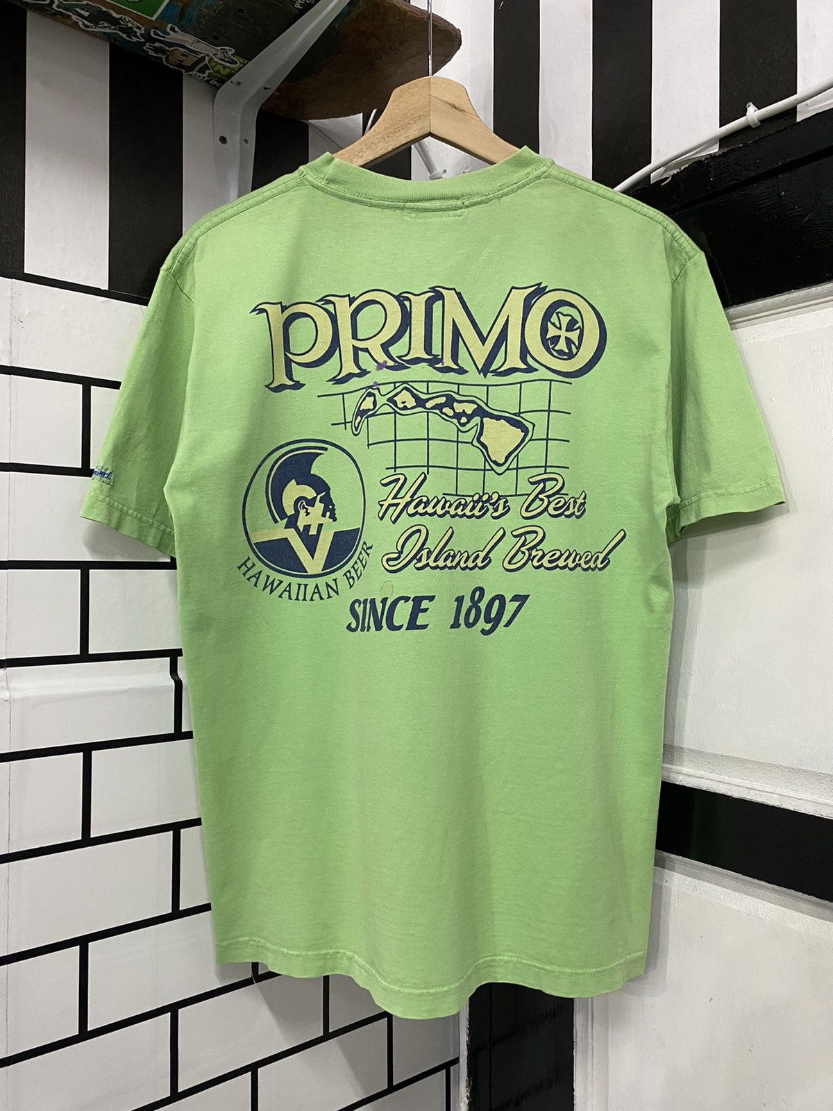Japanese Brand × Sun Surf × Toyo Enterprises Vintage Sun Surf Hawaiian Beer Primo Tshirt Size US M / EU 48-50 / 2 - 1 Thumbnail