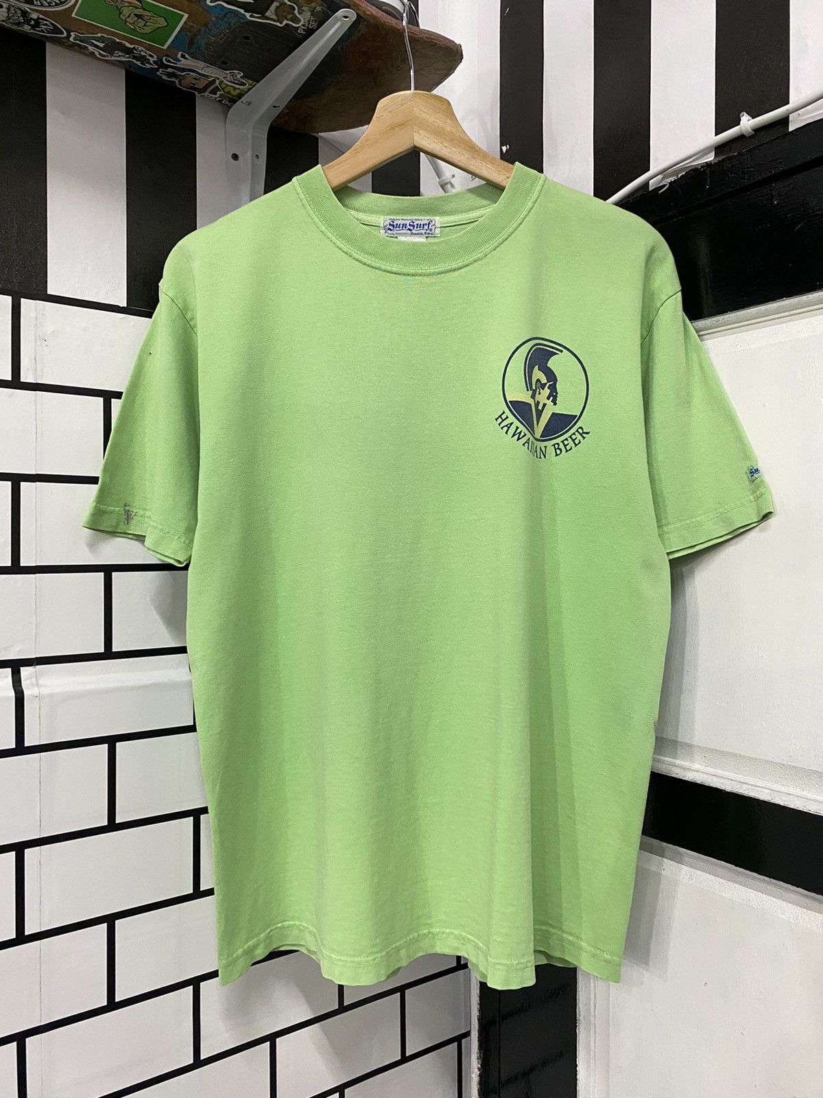 Japanese Brand × Sun Surf × Toyo Enterprises Vintage Sun Surf Hawaiian Beer Primo Tshirt Size US M / EU 48-50 / 2 - 2 Thumbnail