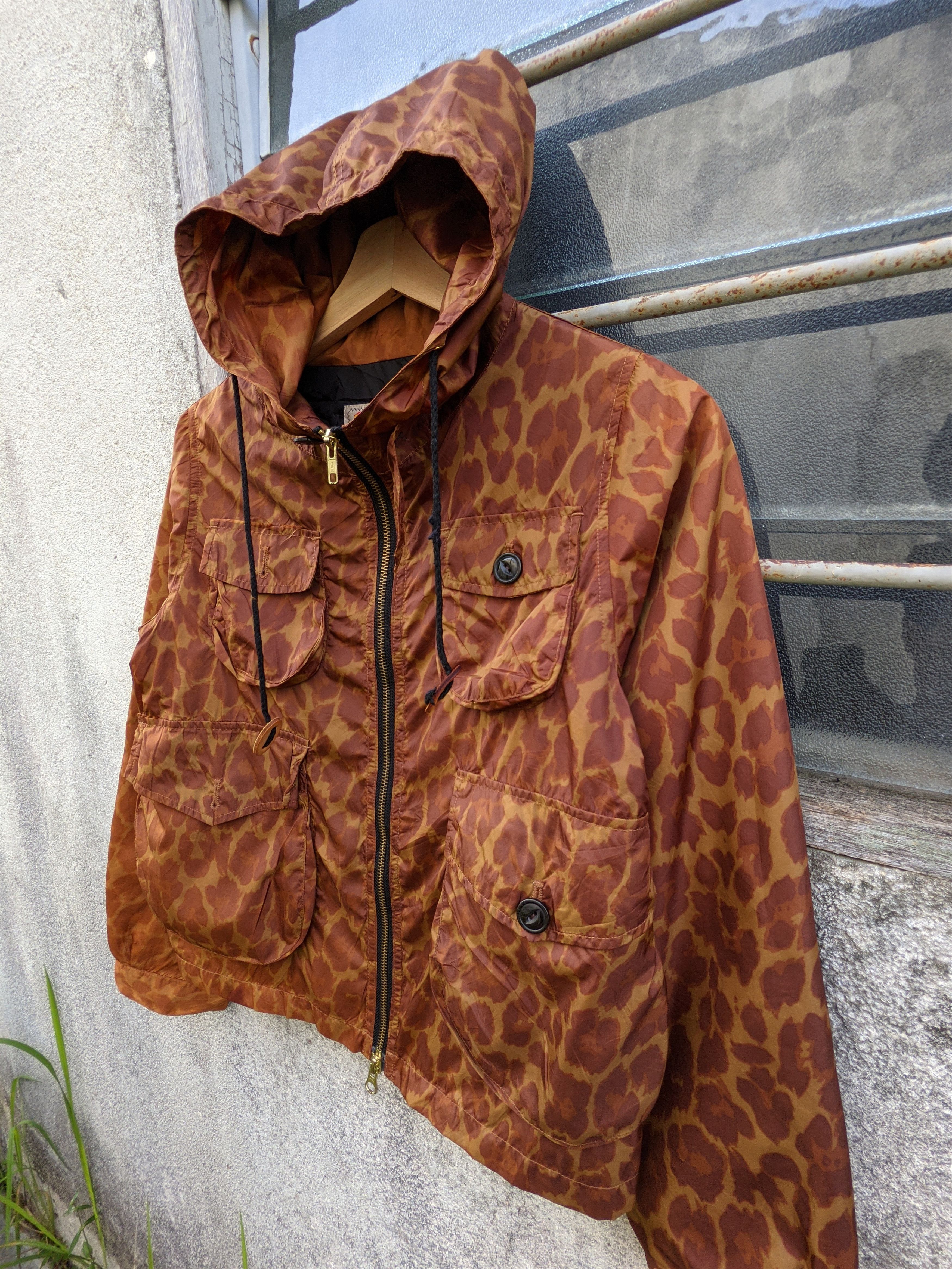 Beams Plus × Japanese Brand ⚡️Rare⚡️ Beams Boy Leopard Nylon Jacket ( Boy ) Size S / US 4 / IT 40 - 4 Thumbnail