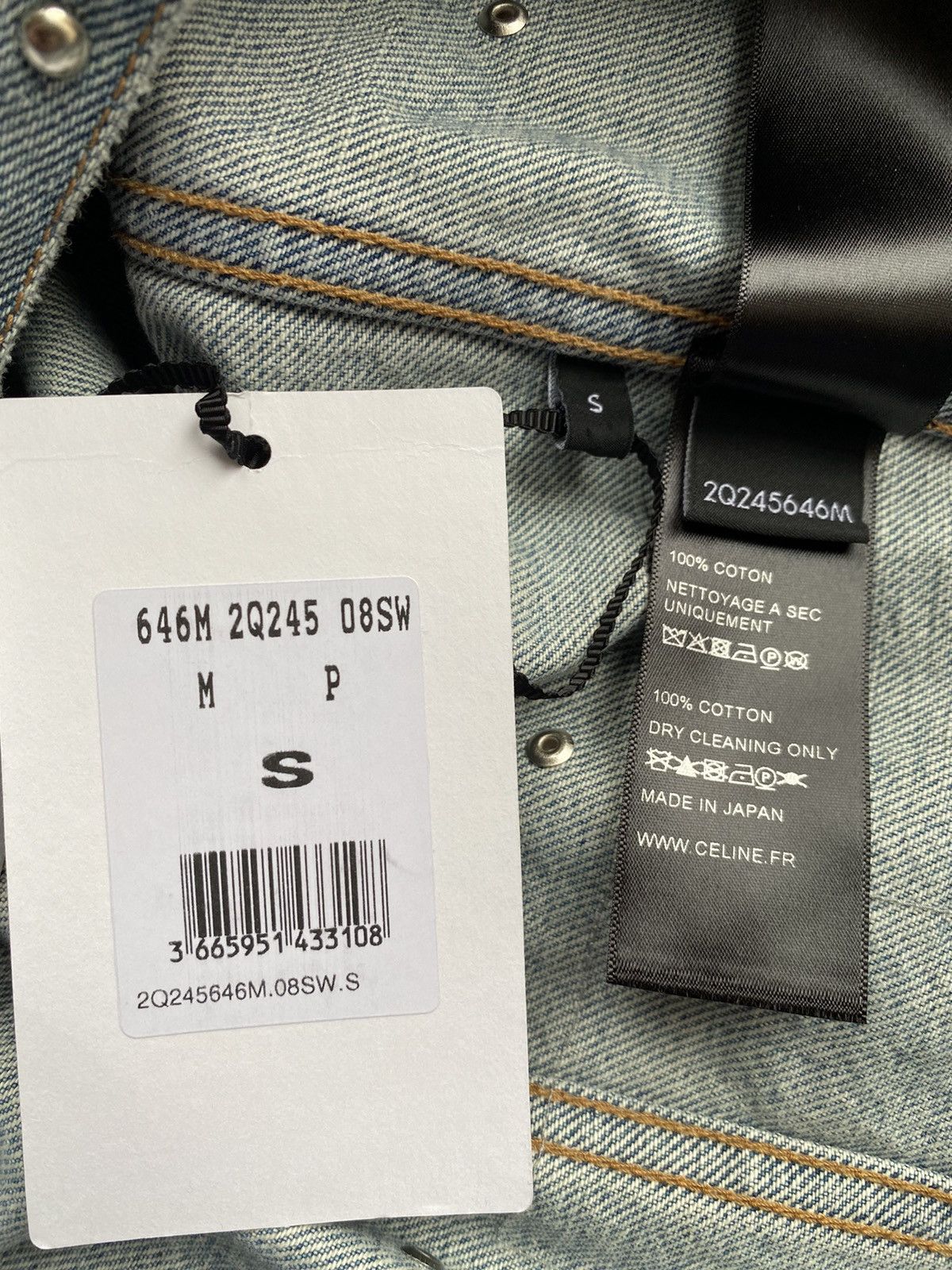 Celine SS21 Celine The Dancing Kid studded patch denim jacket star Size US S / EU 44-46 / 1 - 7 Thumbnail