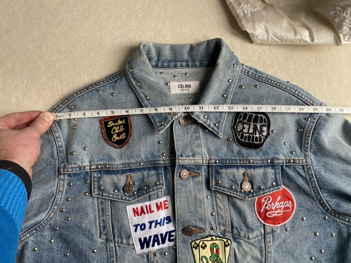 Celine SS21 Celine The Dancing Kid studded patch denim jacket star Size US S / EU 44-46 / 1 - 18 Thumbnail