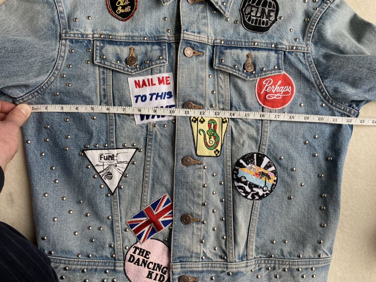 Celine SS21 Celine The Dancing Kid studded patch denim jacket star Size US S / EU 44-46 / 1 - 17 Thumbnail