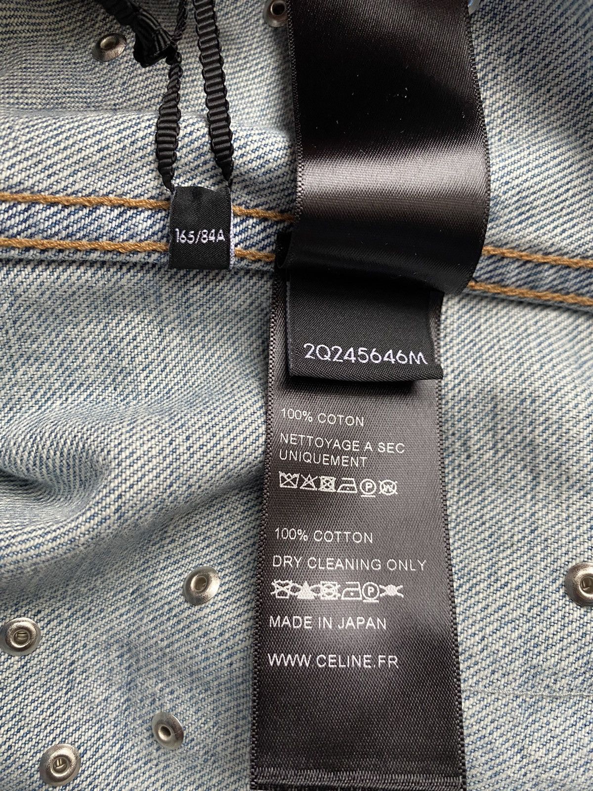 Celine SS21 Celine The Dancing Kid studded patch denim jacket star Size US S / EU 44-46 / 1 - 8 Thumbnail