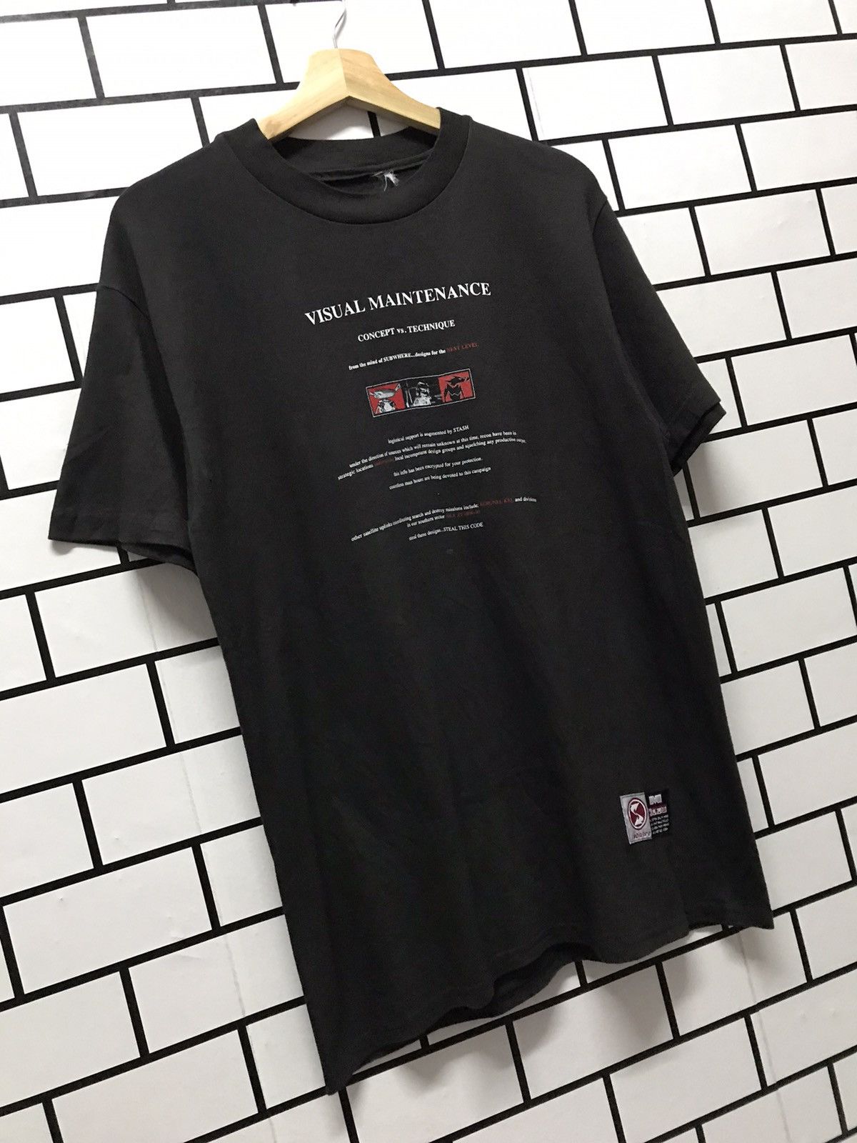 Recon × Subware × Vintage Vintage 90’s Futura & Stash Visual Maintenance Subware Tee Size US M / EU 48-50 / 2 - 5 Thumbnail