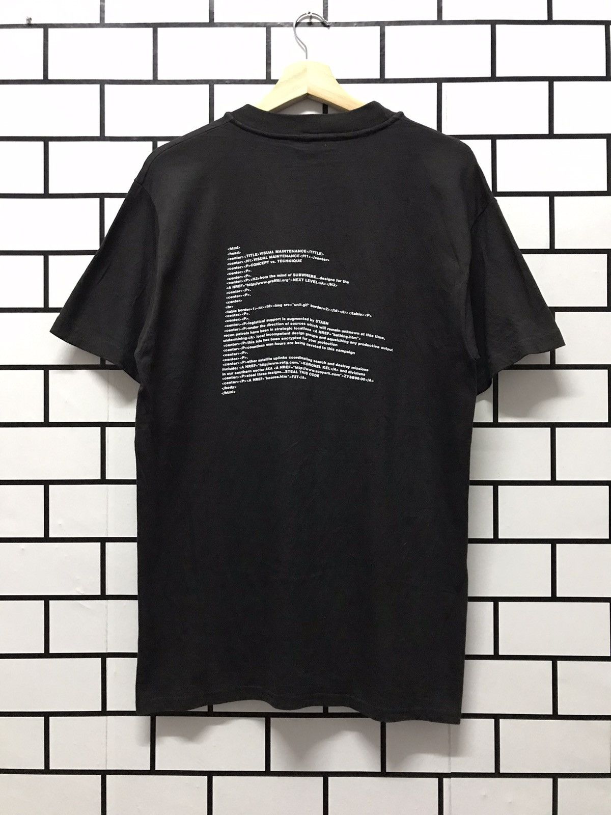 Recon × Subware × Vintage Vintage 90’s Futura & Stash Visual Maintenance Subware Tee Size US M / EU 48-50 / 2 - 3 Thumbnail